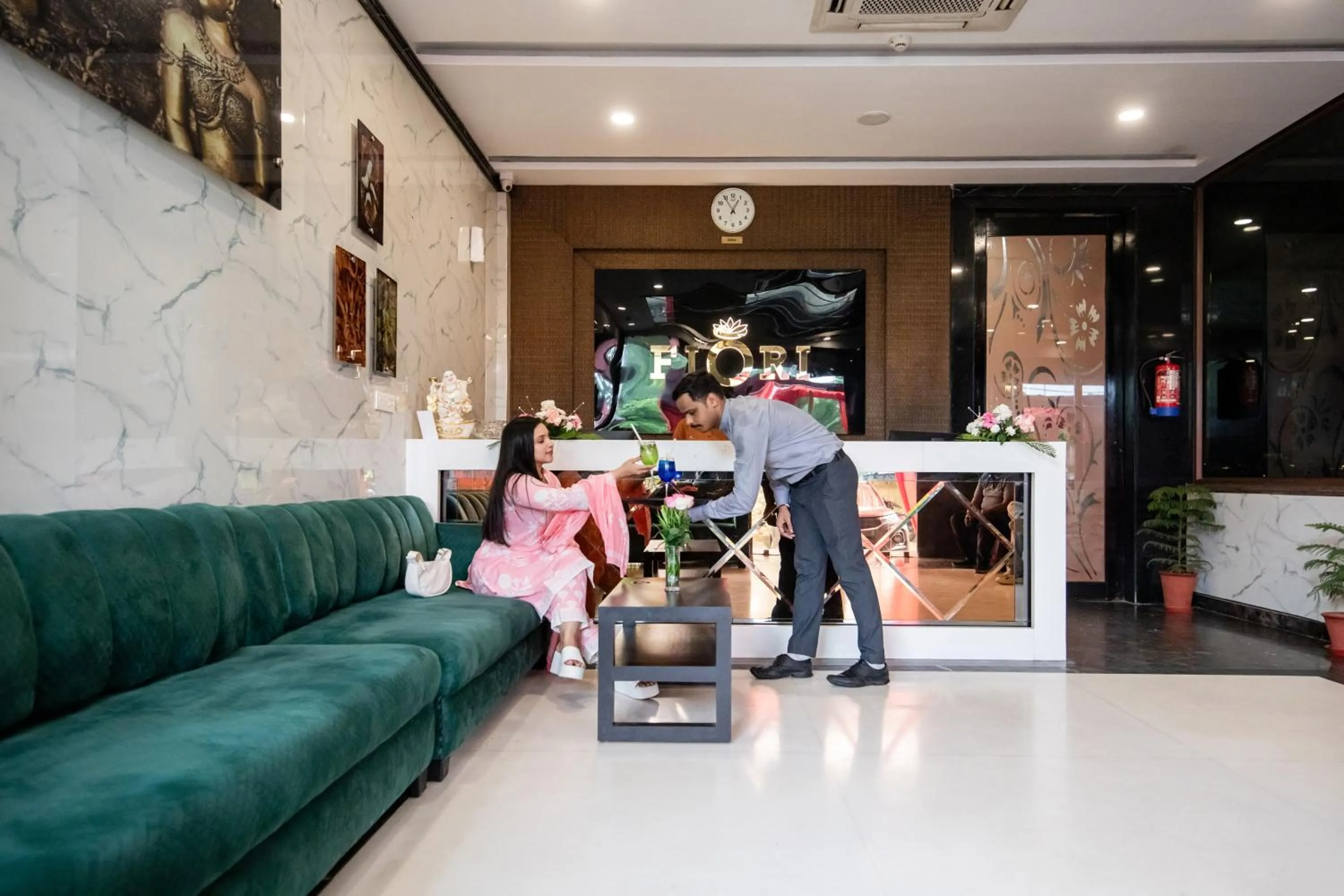 Lobby or reception in Foxoso Fiori Hotel