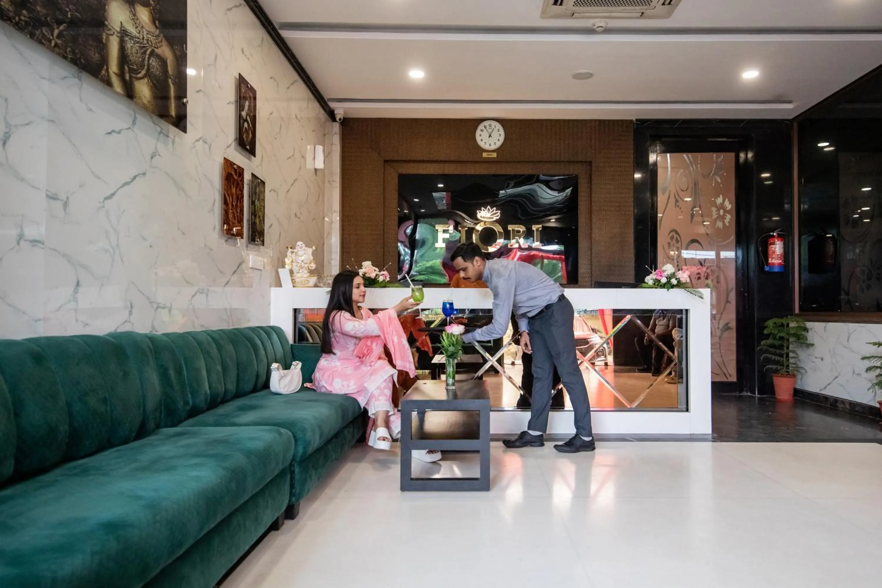 Lobby or reception in Foxoso Fiori Hotel