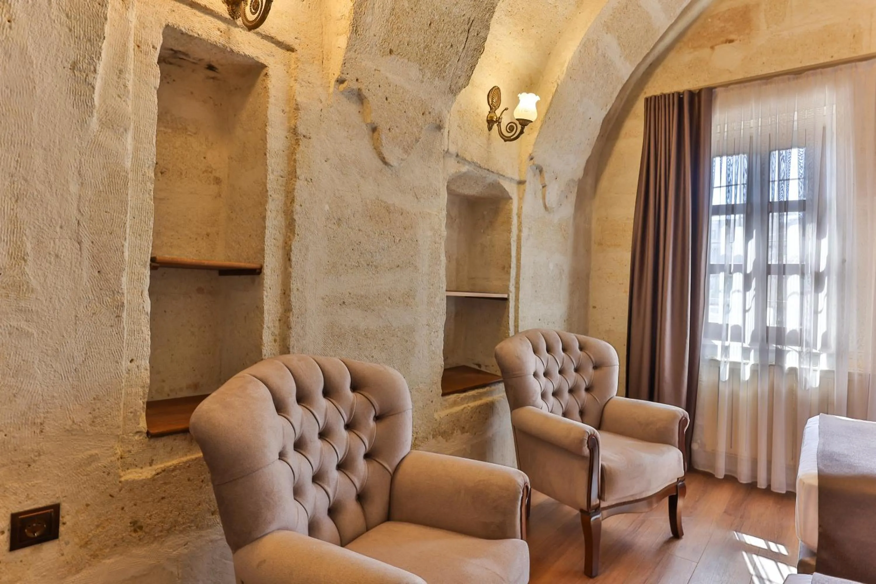 Seating area in Hotel Asia Minor