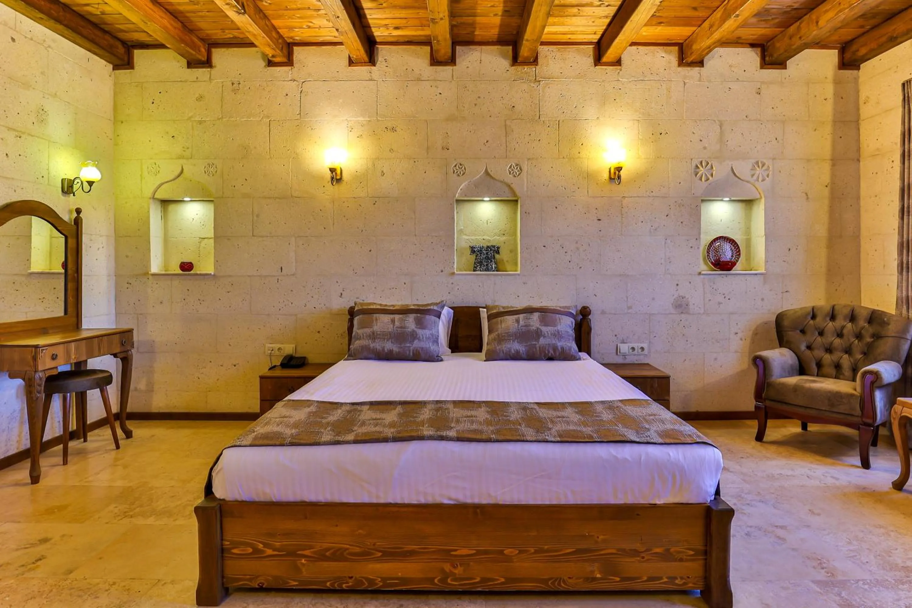 Bed in Hotel Asia Minor