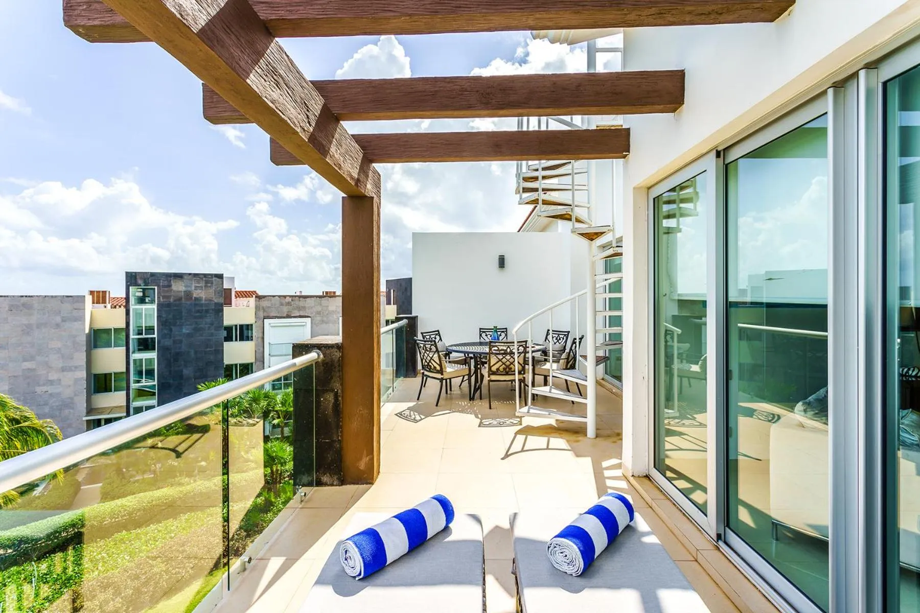 Property building in Luxury Condos at Mareazul Beachfront Complex with Resort-Style Amenities