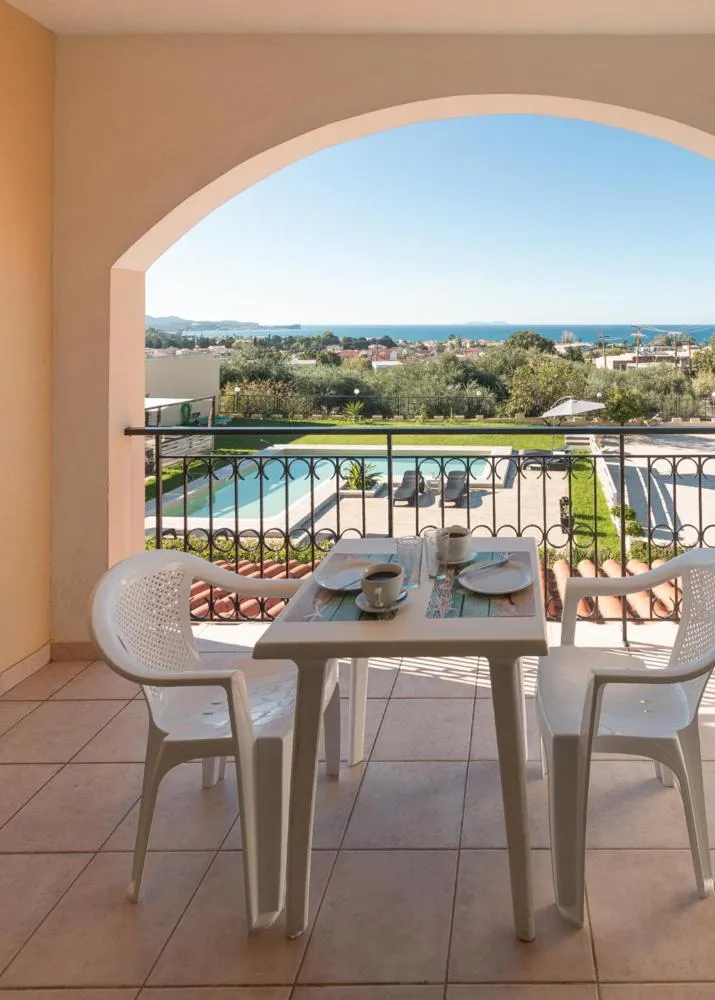 Balcony/Terrace in Catamaran Corfu Aparthotel