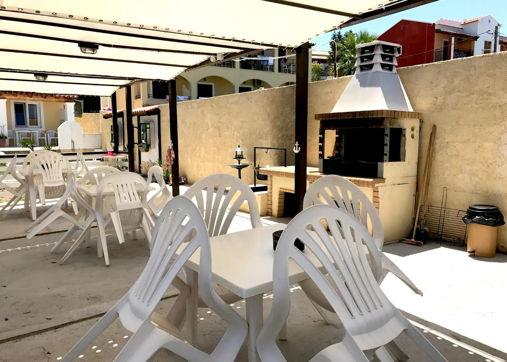 BBQ facilities in Catamaran Corfu Aparthotel