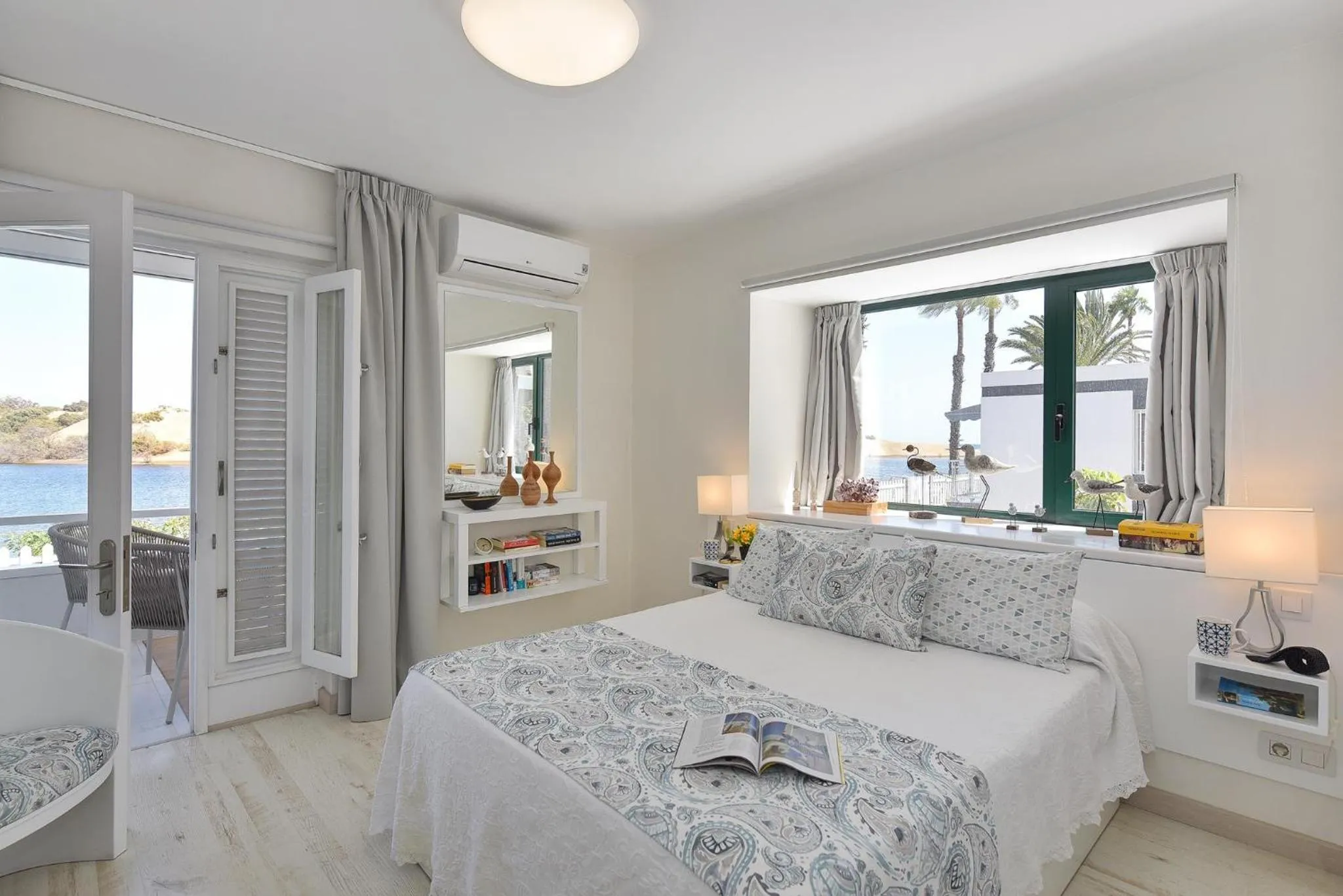 Bedroom, Bed in Maspalomas Beach Apartment Charca 1 by VillaGranCanaria