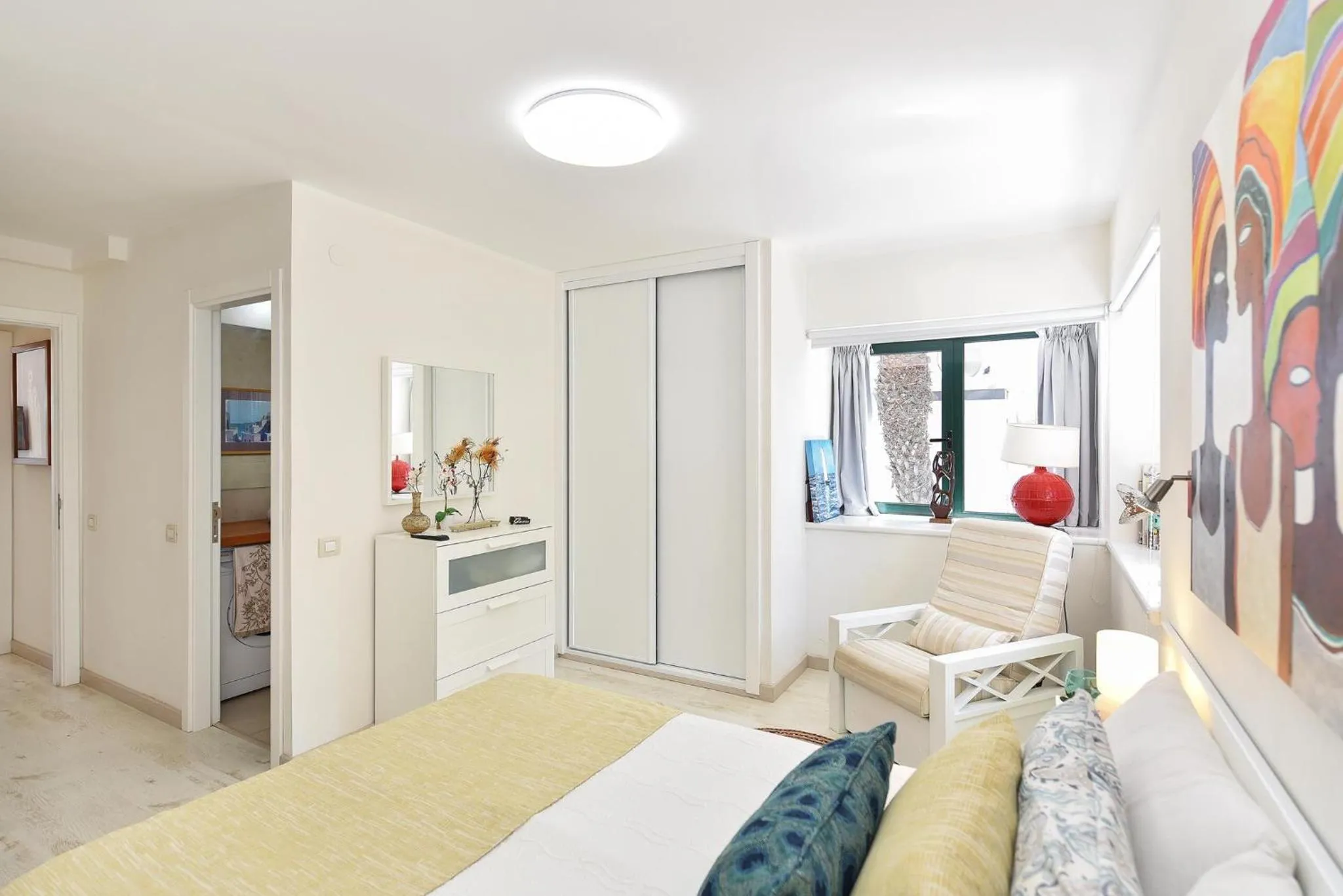 Bedroom, Bed in Maspalomas Beach Apartment Charca 1 by VillaGranCanaria
