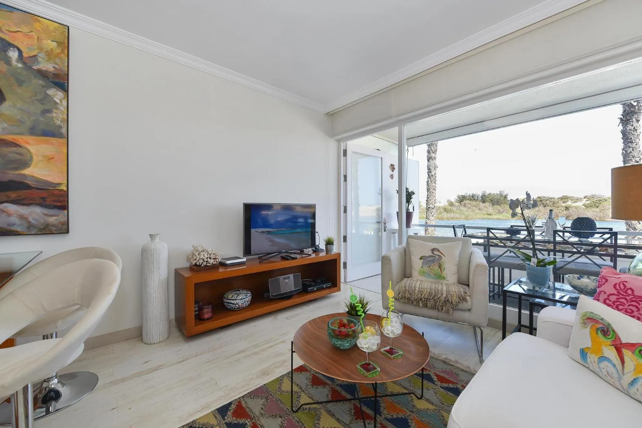 TV and multimedia in Maspalomas Beach Apartment Charca 1 by VillaGranCanaria