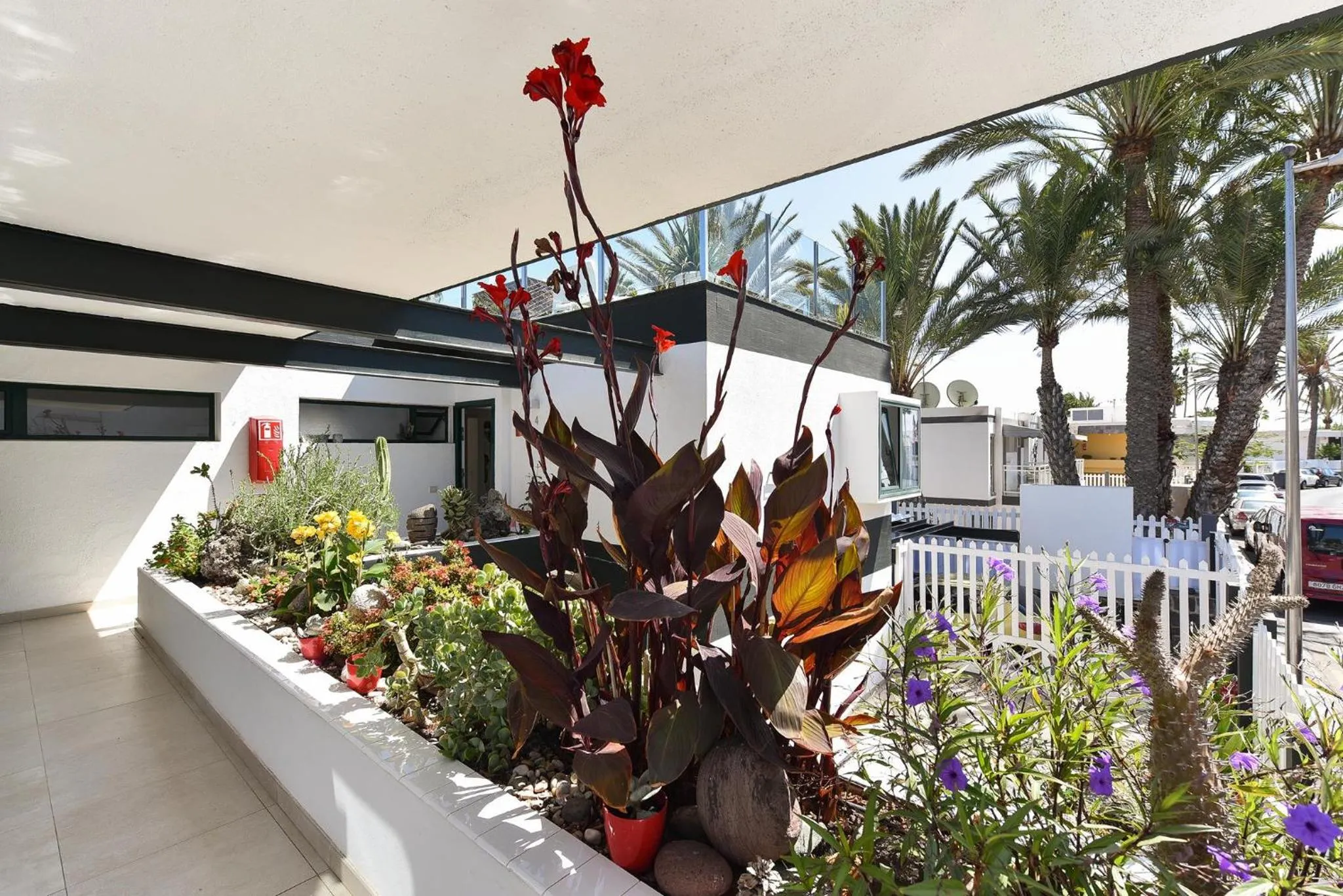 Facade/entrance in Maspalomas Beach Apartment Charca 1 by VillaGranCanaria