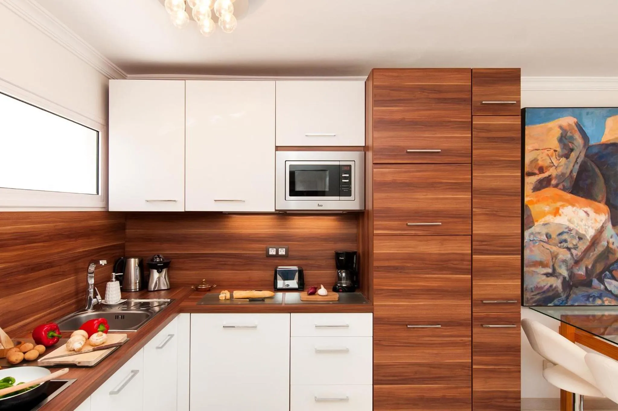 Kitchen or kitchenette in Maspalomas Beach Apartment Charca 1 by VillaGranCanaria