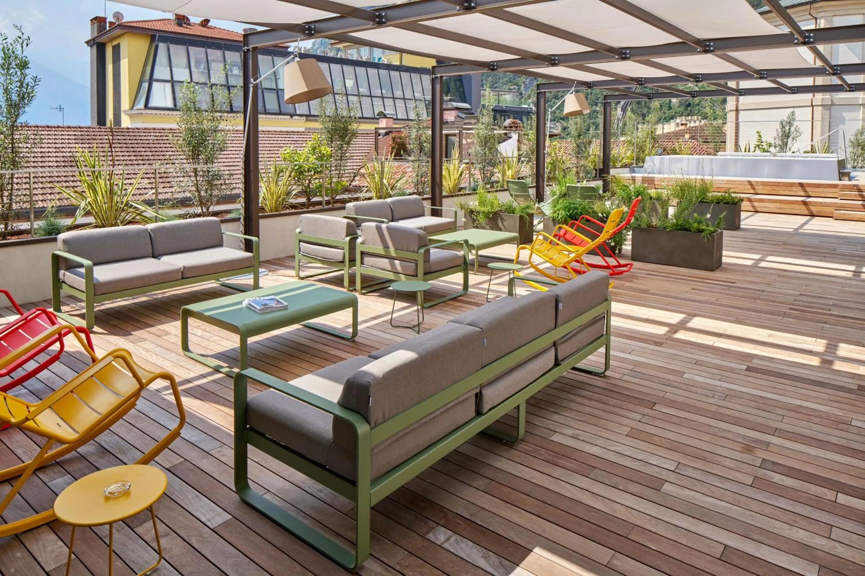 Solarium in Hotel Giardino Verdi