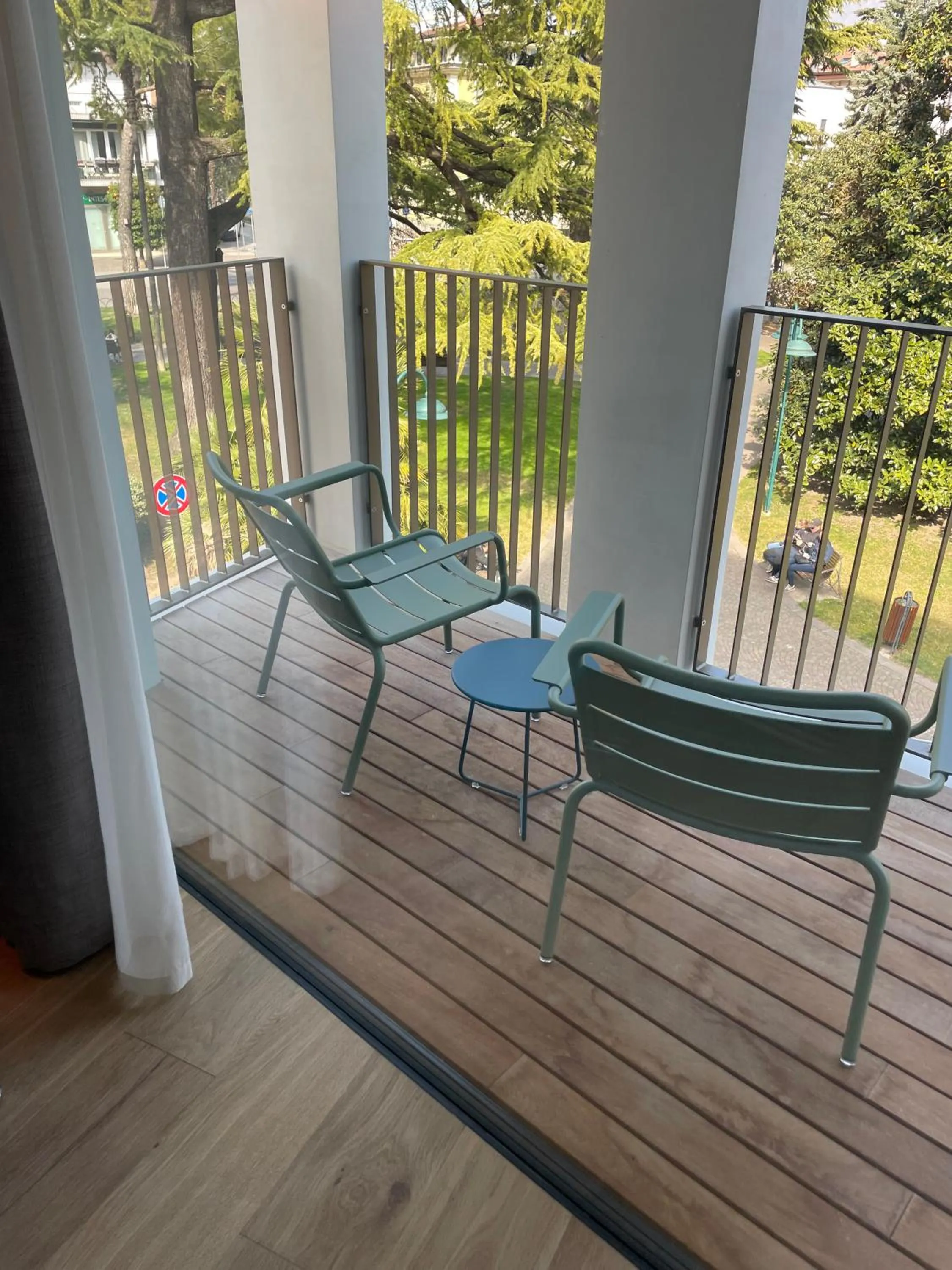 Garden view in Hotel Giardino Verdi