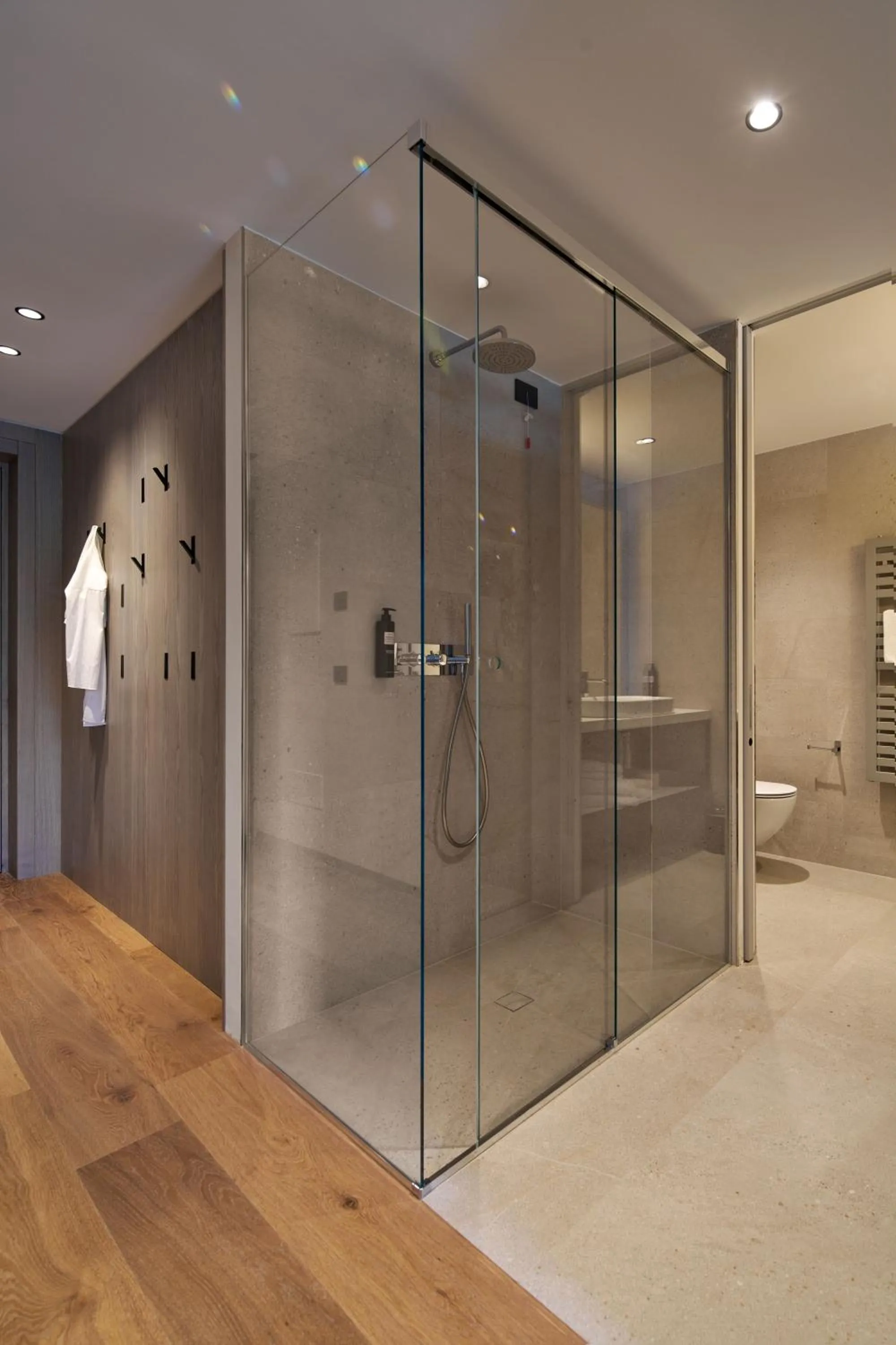 Shower in Hotel Giardino Verdi