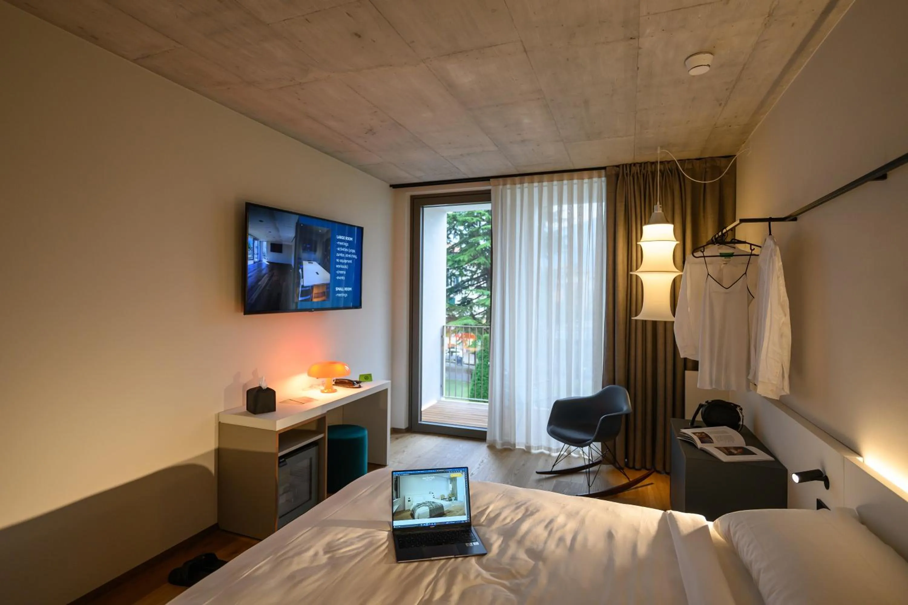 Bed in Hotel Giardino Verdi