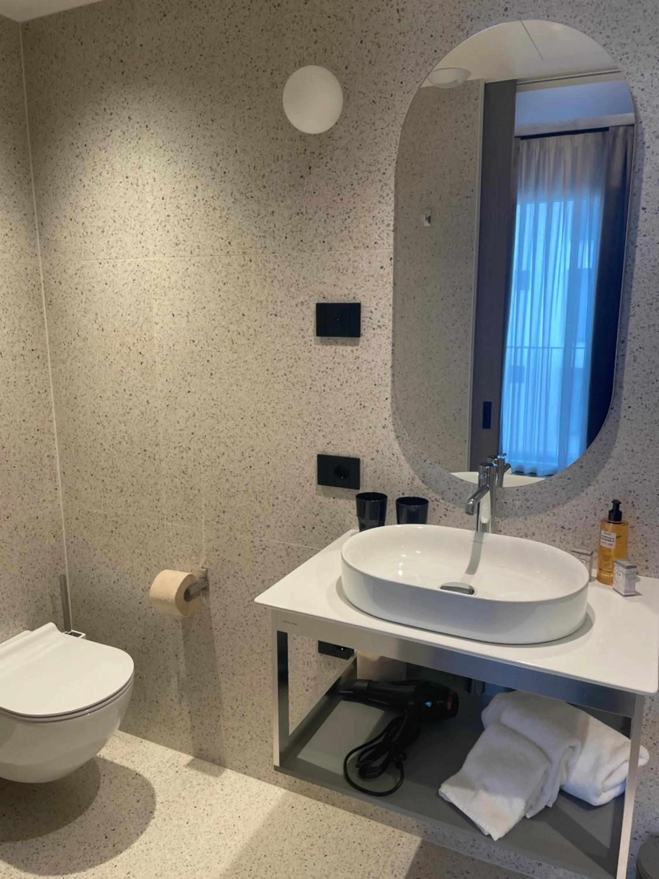 Toilet in Hotel Giardino Verdi