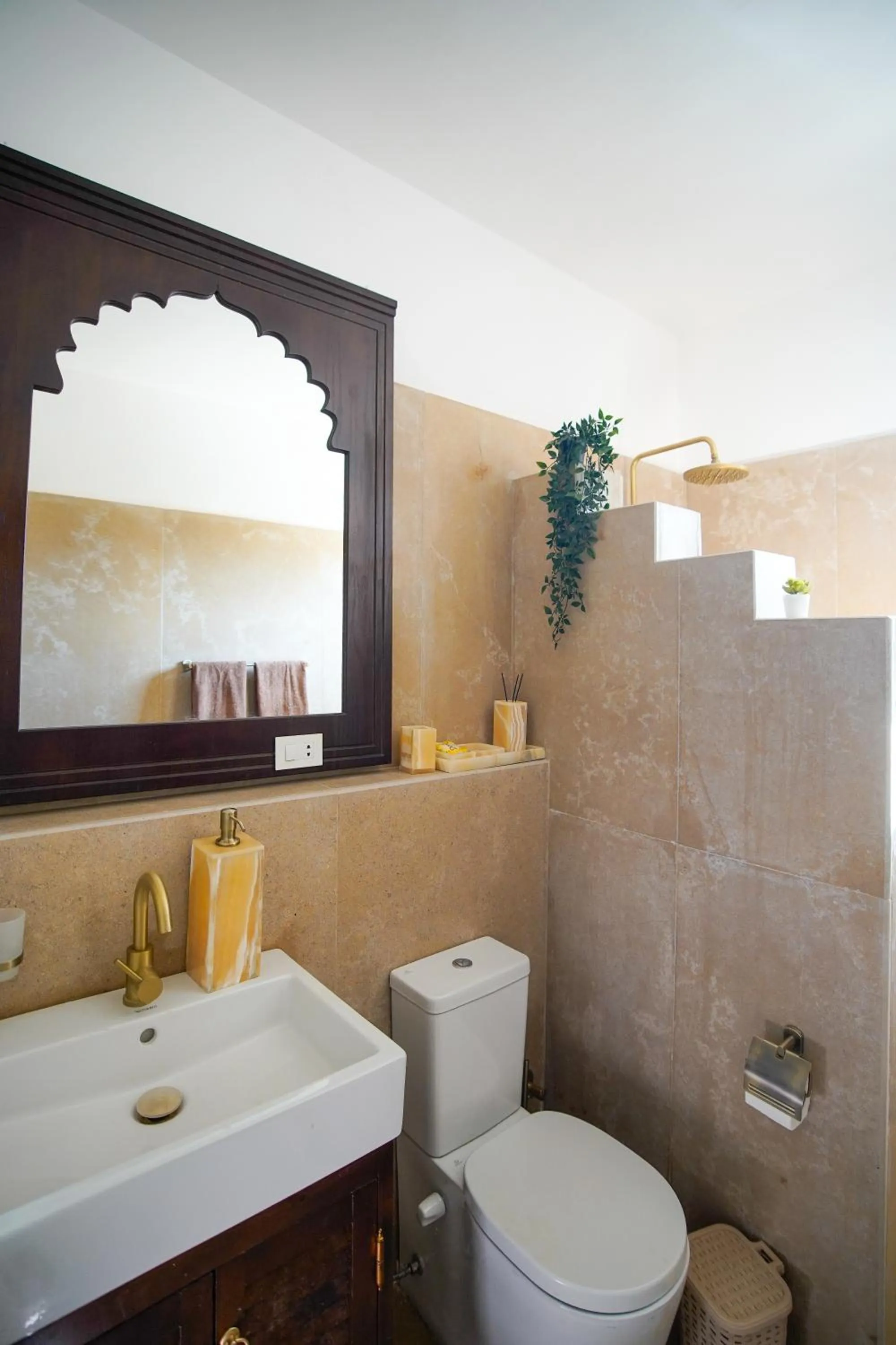 Shower in Al Wadi Boutique Hotel