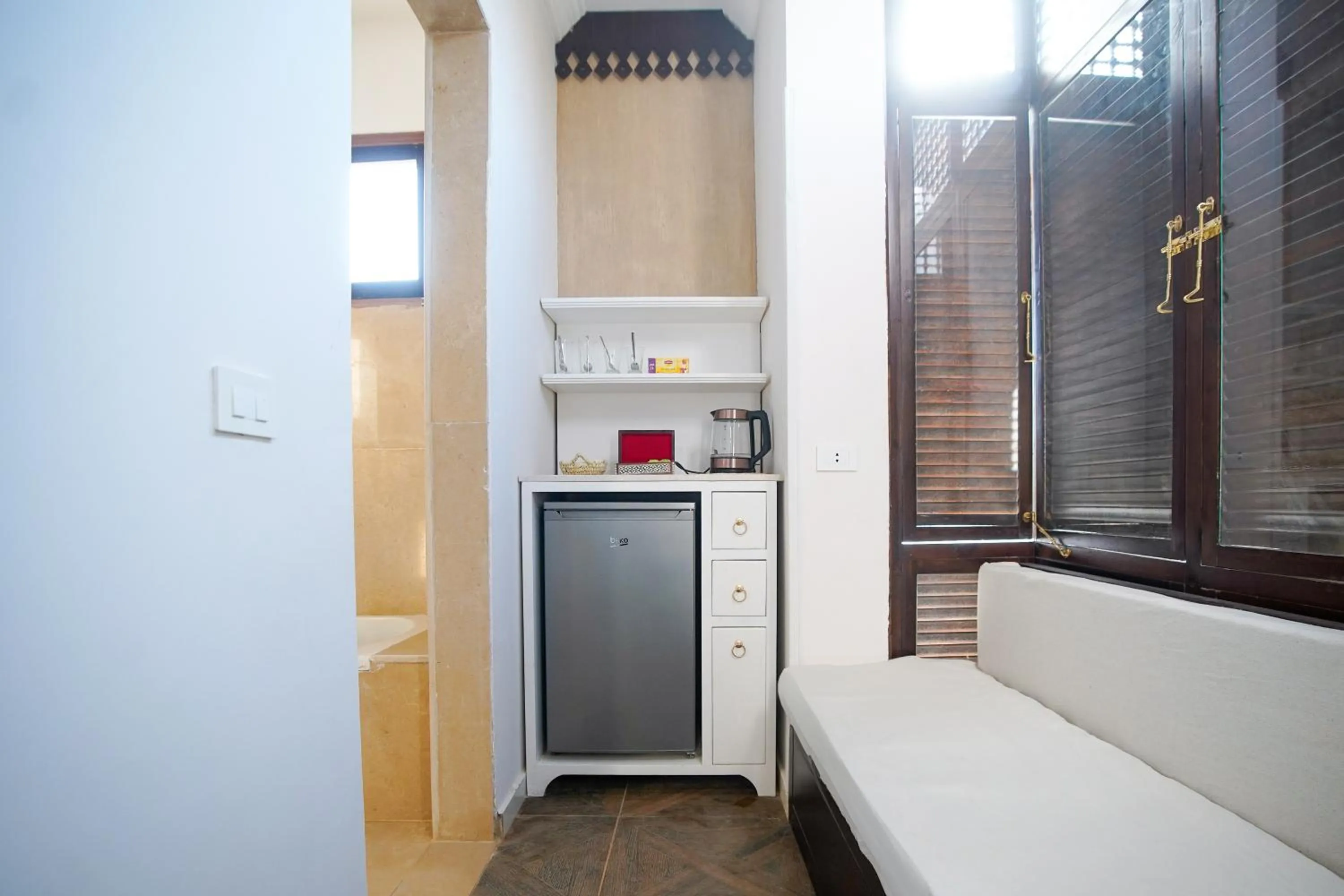 Bathroom, Bed in Al Wadi Boutique Hotel