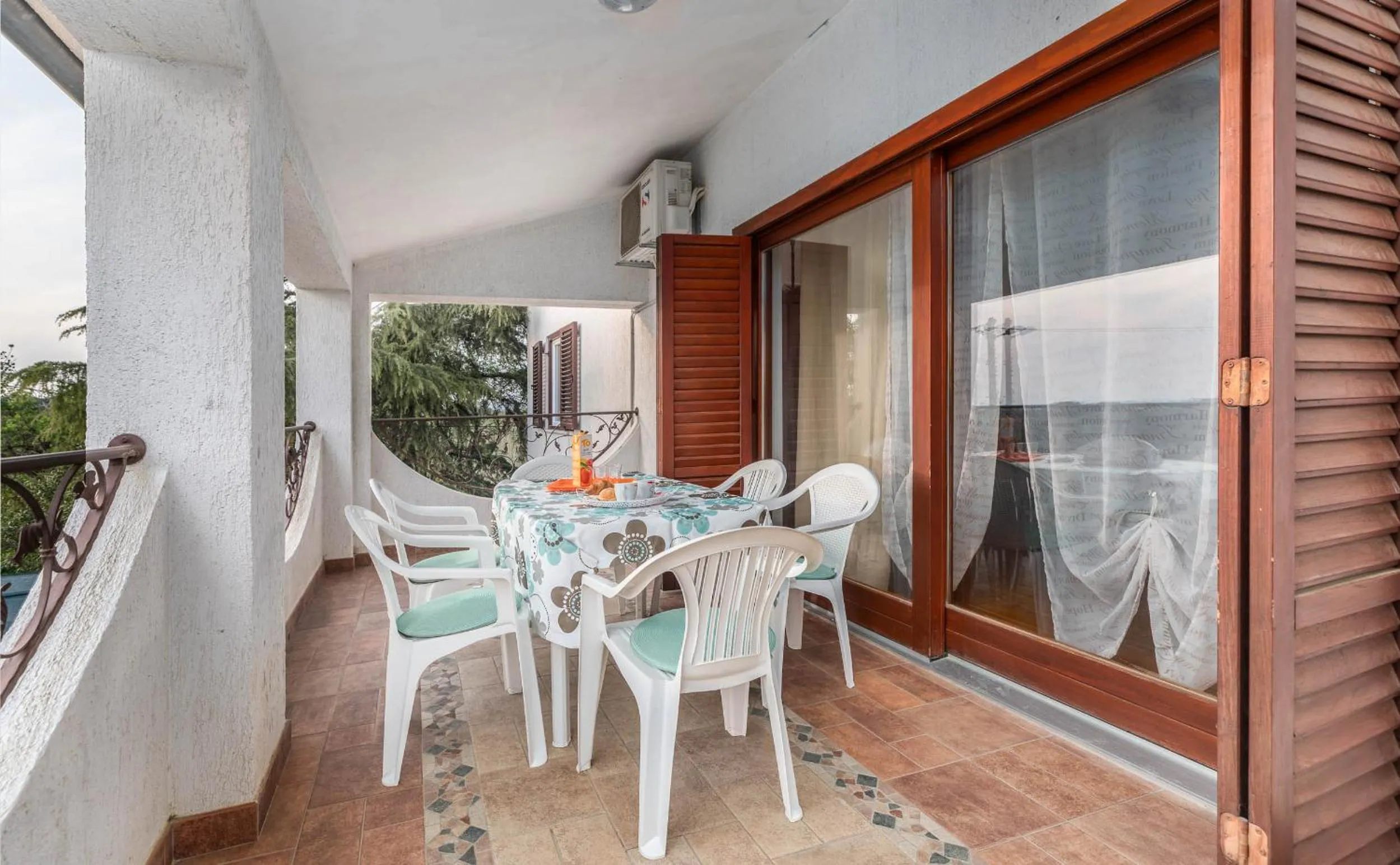 Balcony/Terrace in Apartment Villa Nera
