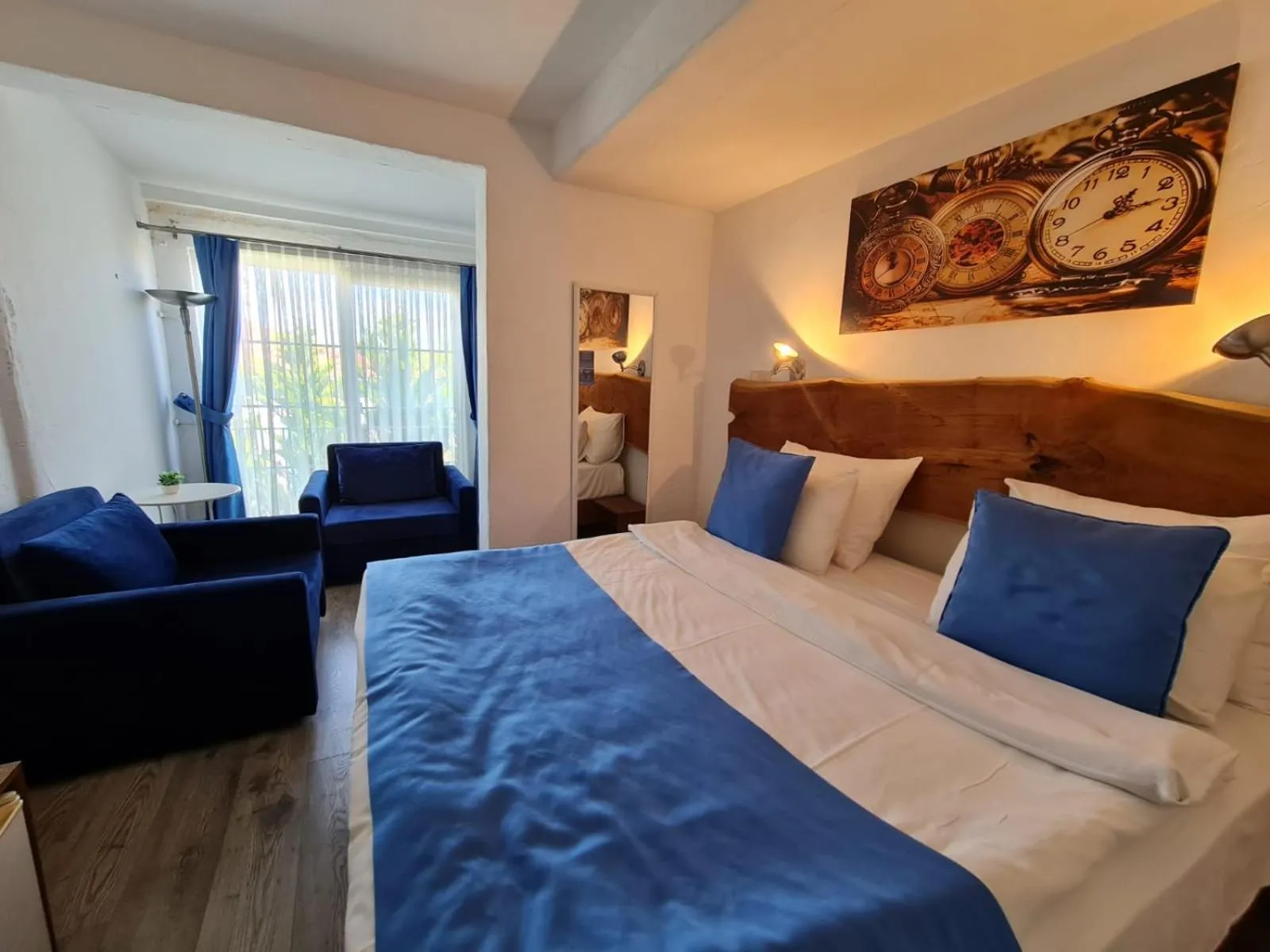 Photo of the whole room, Bed in Rebetiko Hotel