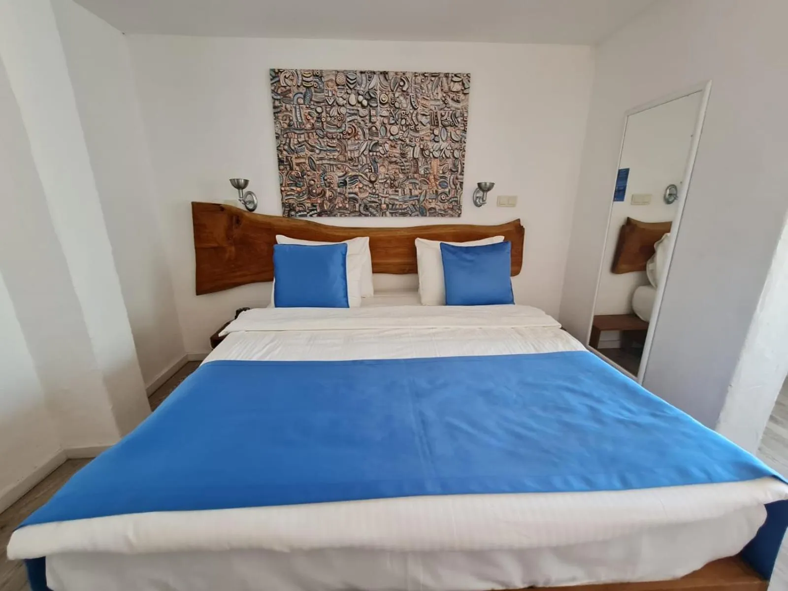 Photo of the whole room, Bed in Rebetiko Hotel