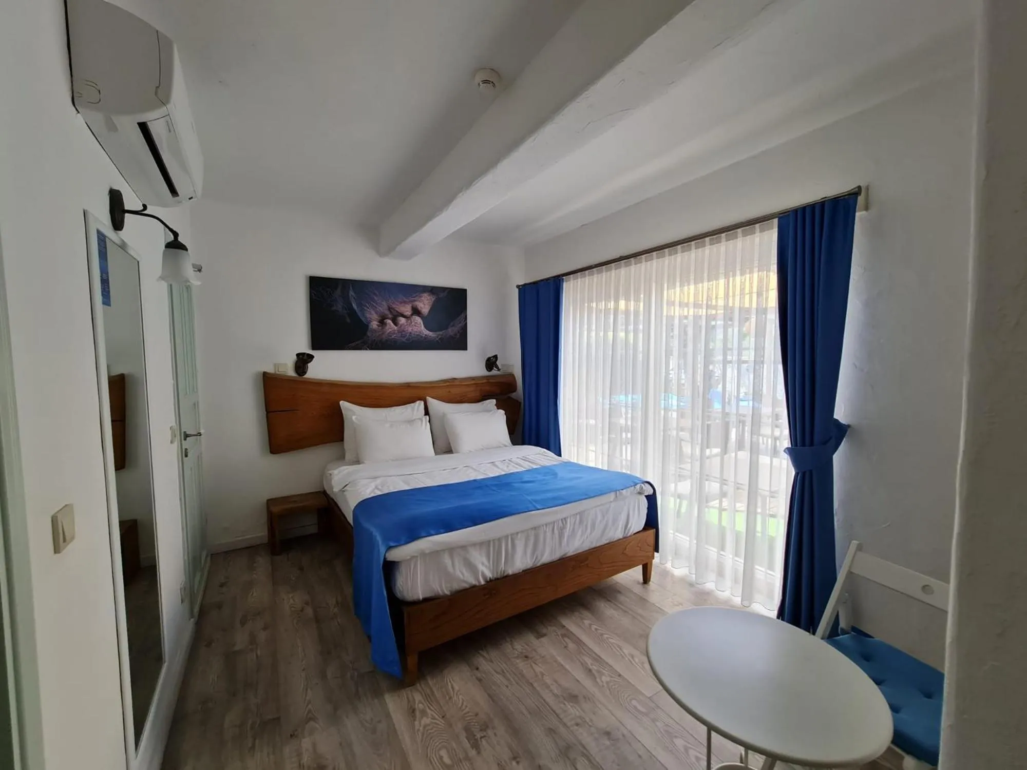 Photo of the whole room, Bed in Rebetiko Hotel