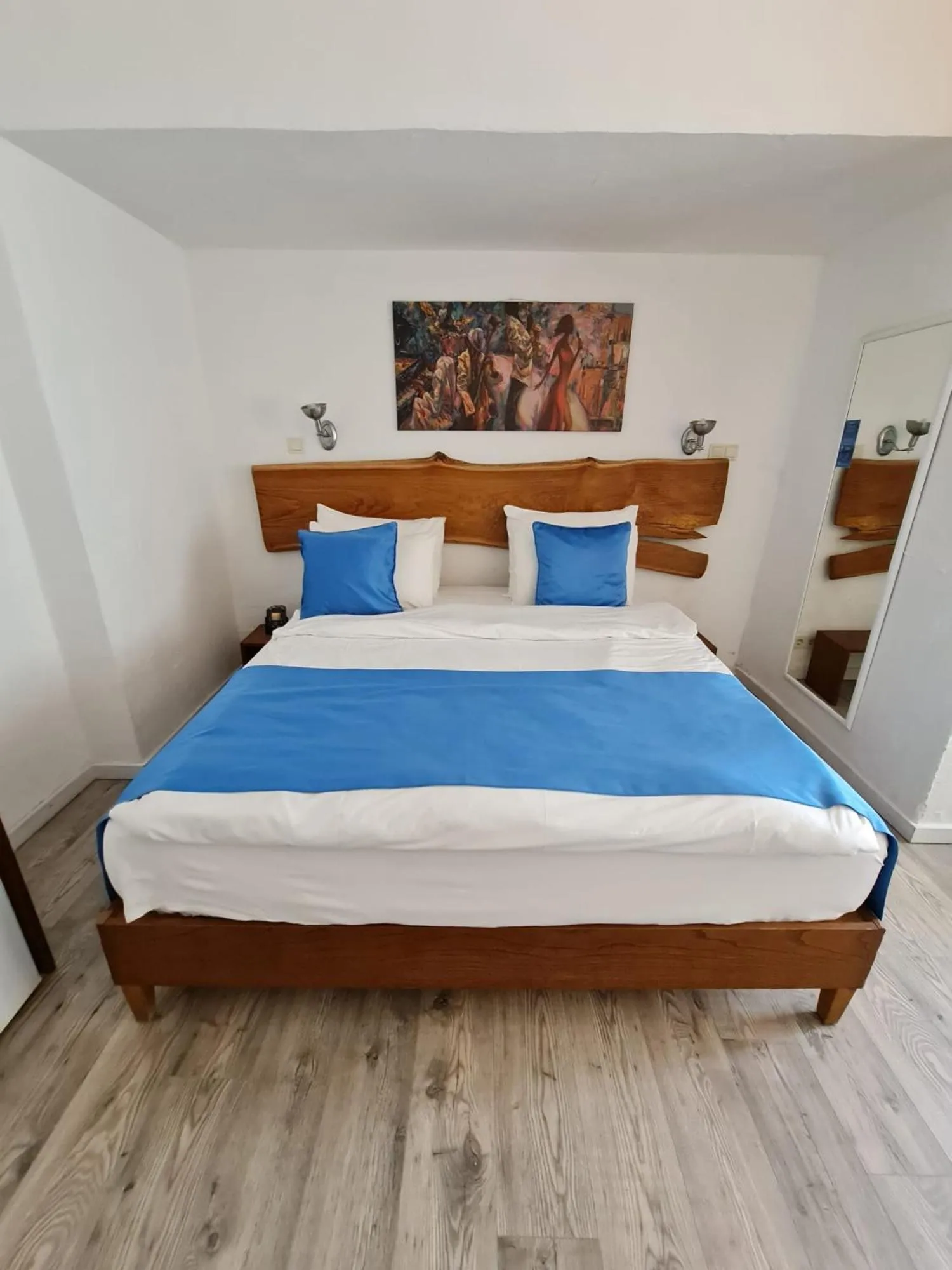 Photo of the whole room, Bed in Rebetiko Hotel