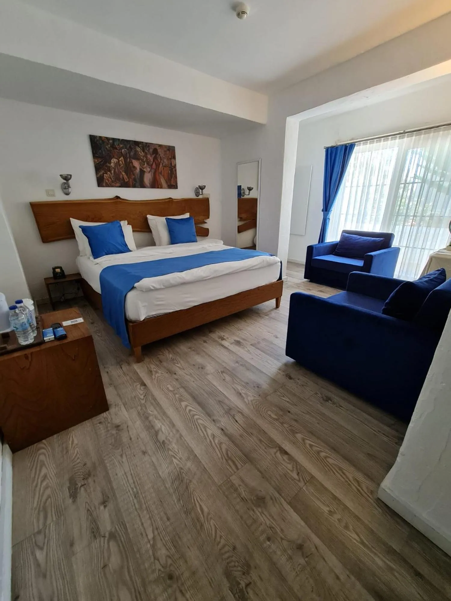 Photo of the whole room, Bed in Rebetiko Hotel