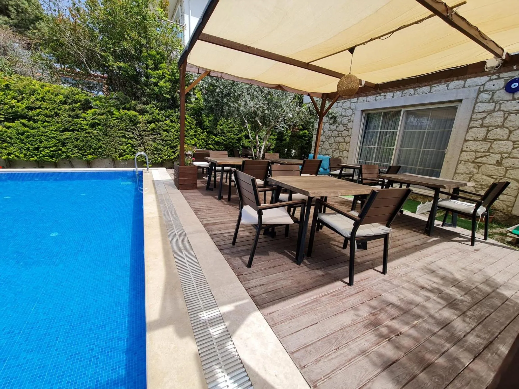 Patio in Rebetiko Hotel