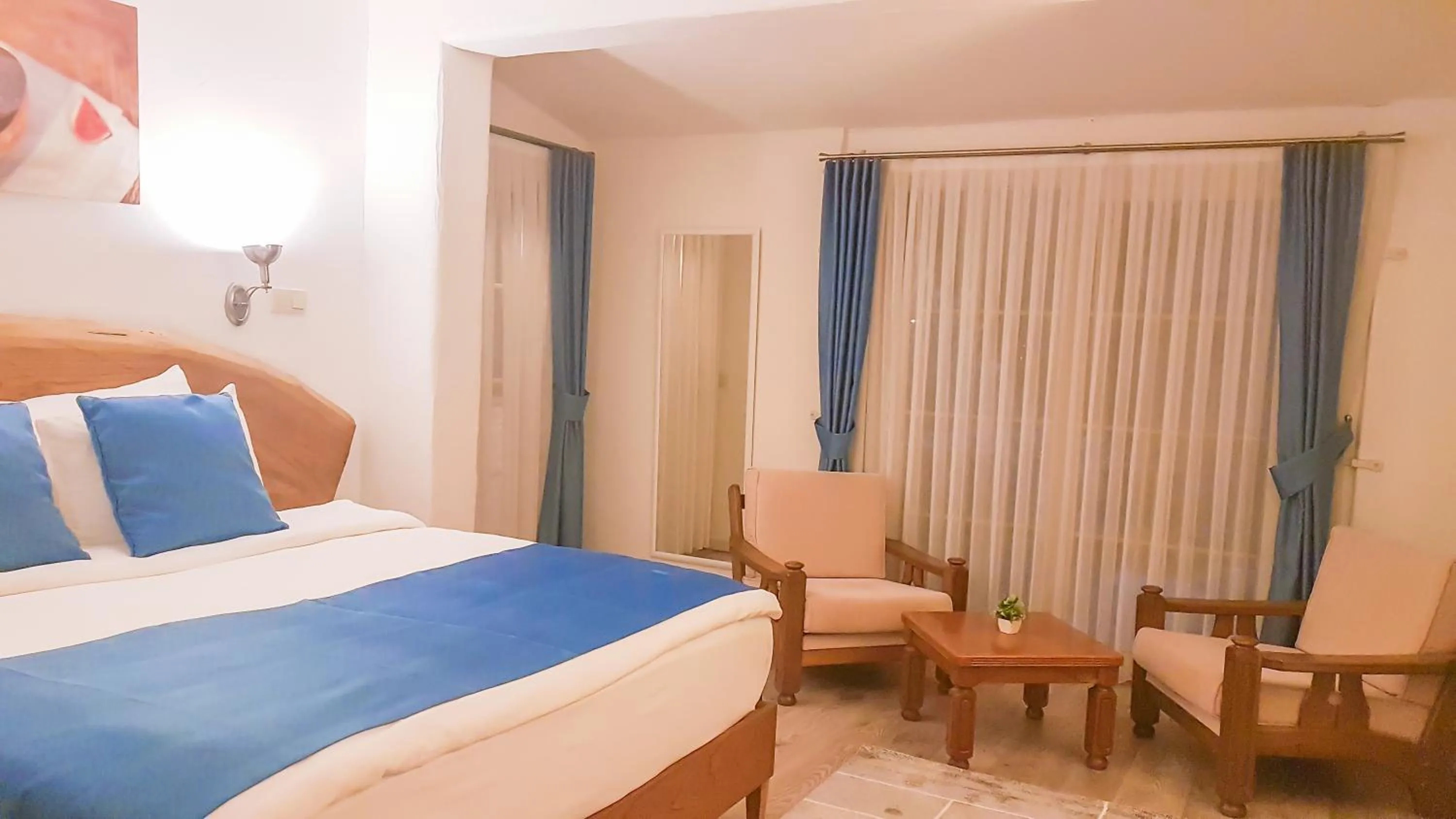 Bed in Rebetiko Hotel