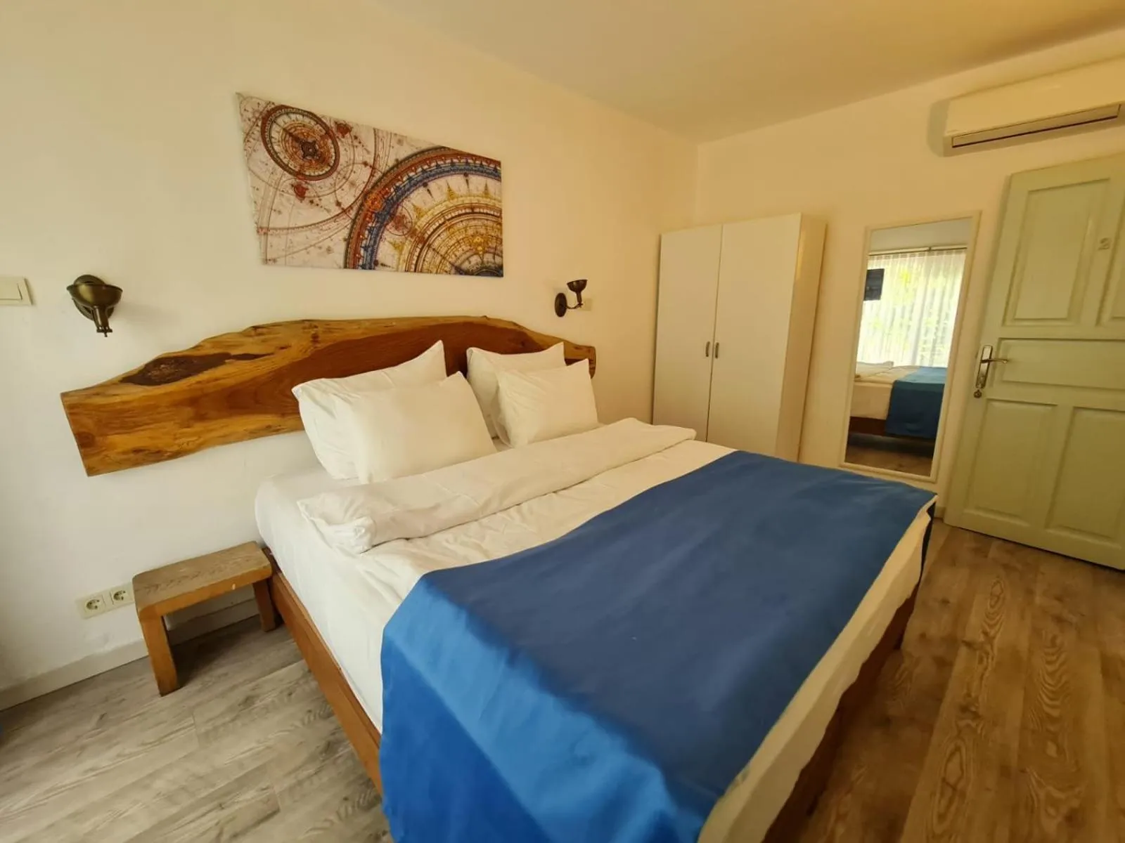 Photo of the whole room, Bed in Rebetiko Hotel