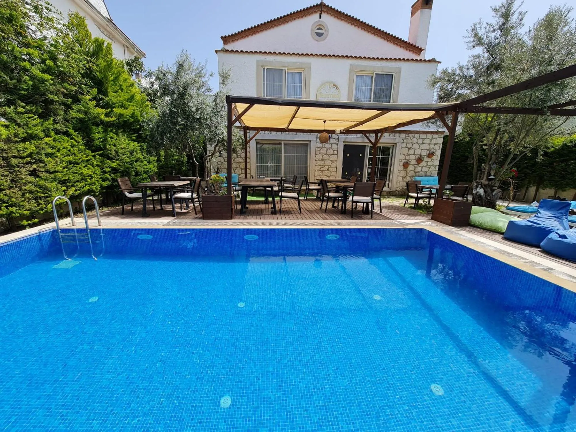Swimming pool in Rebetiko Hotel
