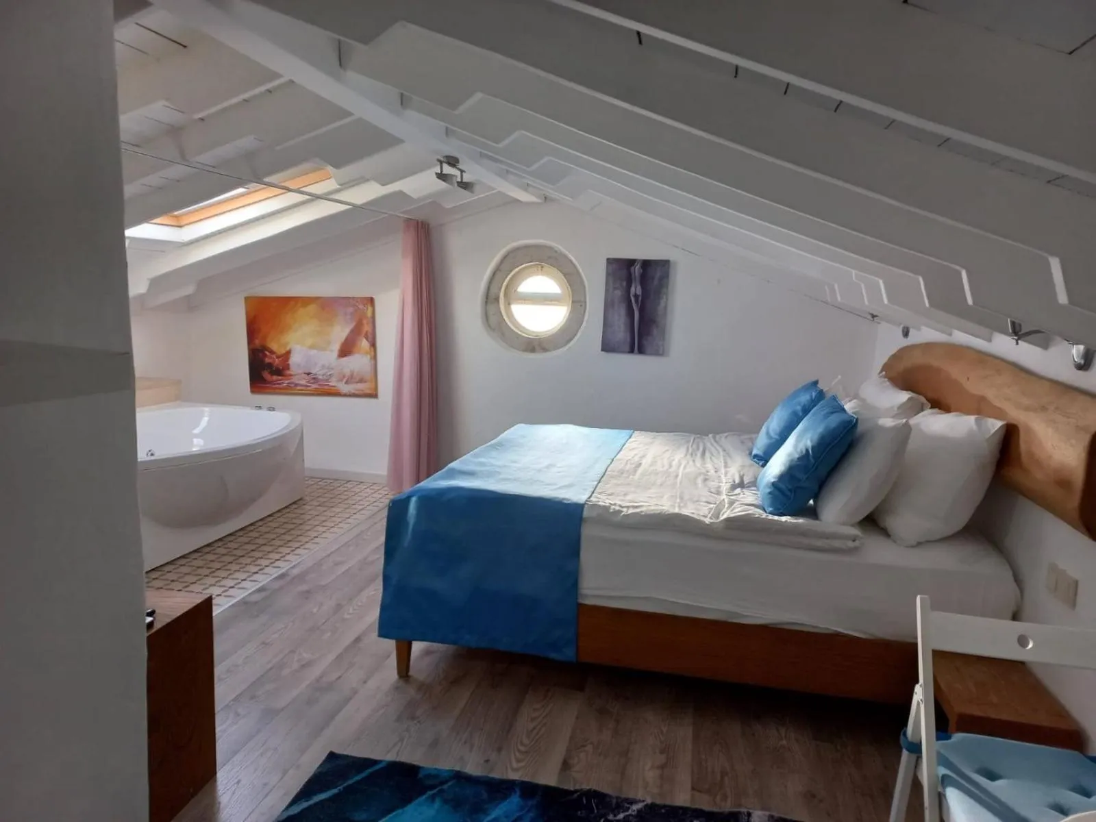 Photo of the whole room, Bed in Rebetiko Hotel