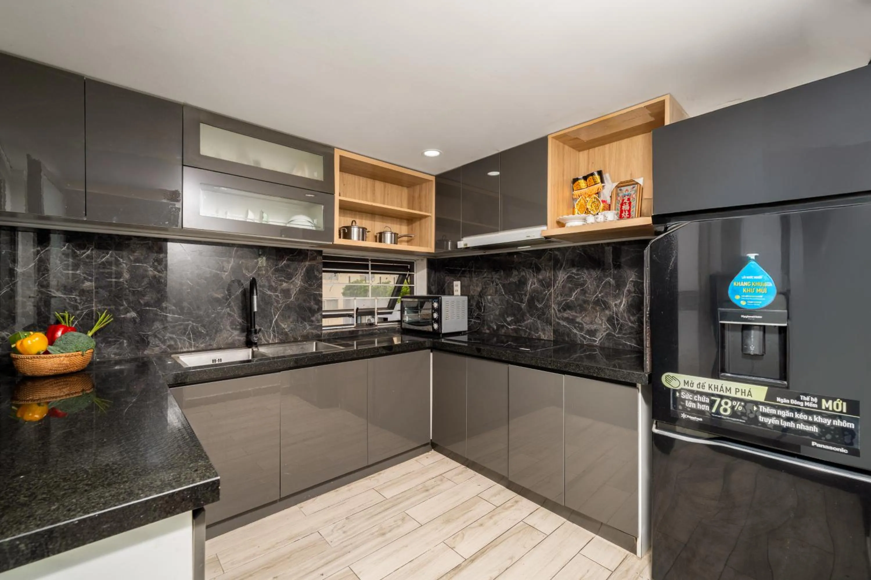 Kitchen or kitchenette in Ben's House Boutique