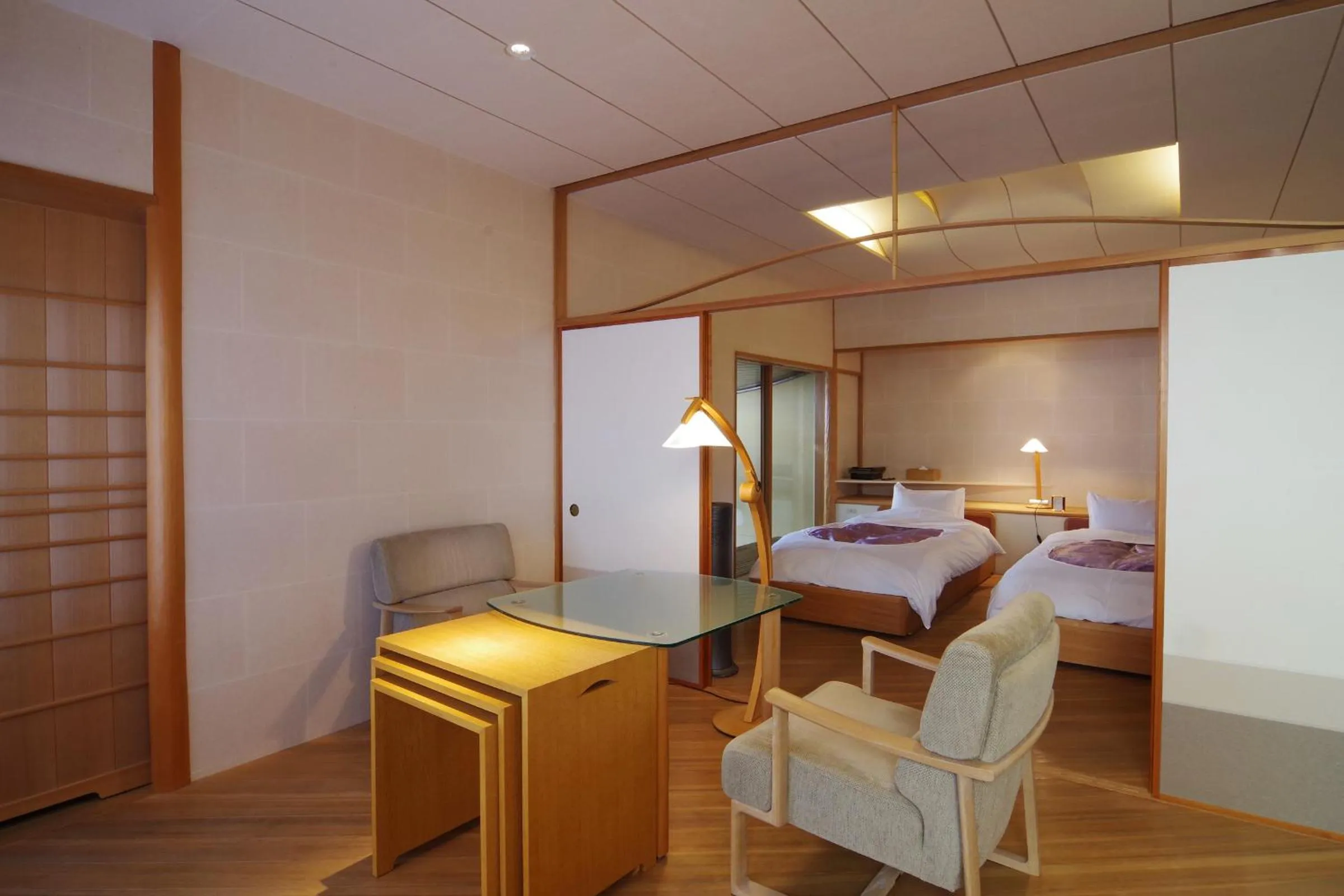 Photo of the whole room, Bed in Hiiragiya