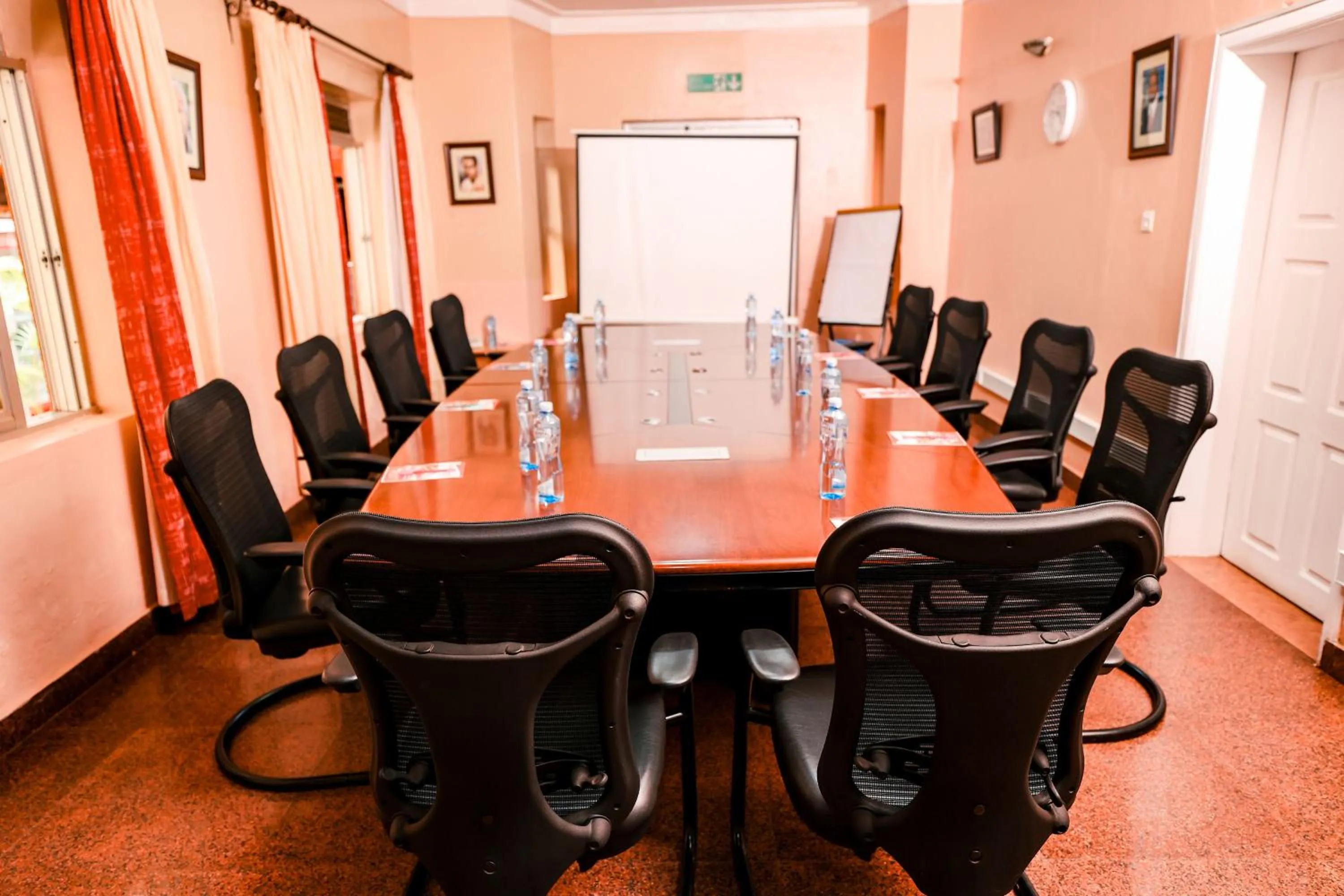Seating area in Eureka Place Hotel Kampala