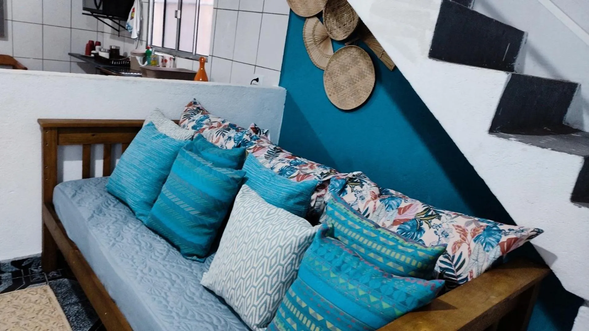 Living room in Vitoria Hostel