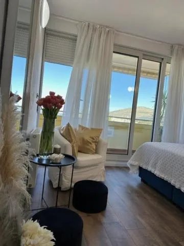 Bedroom, Bed in Apartments Satis