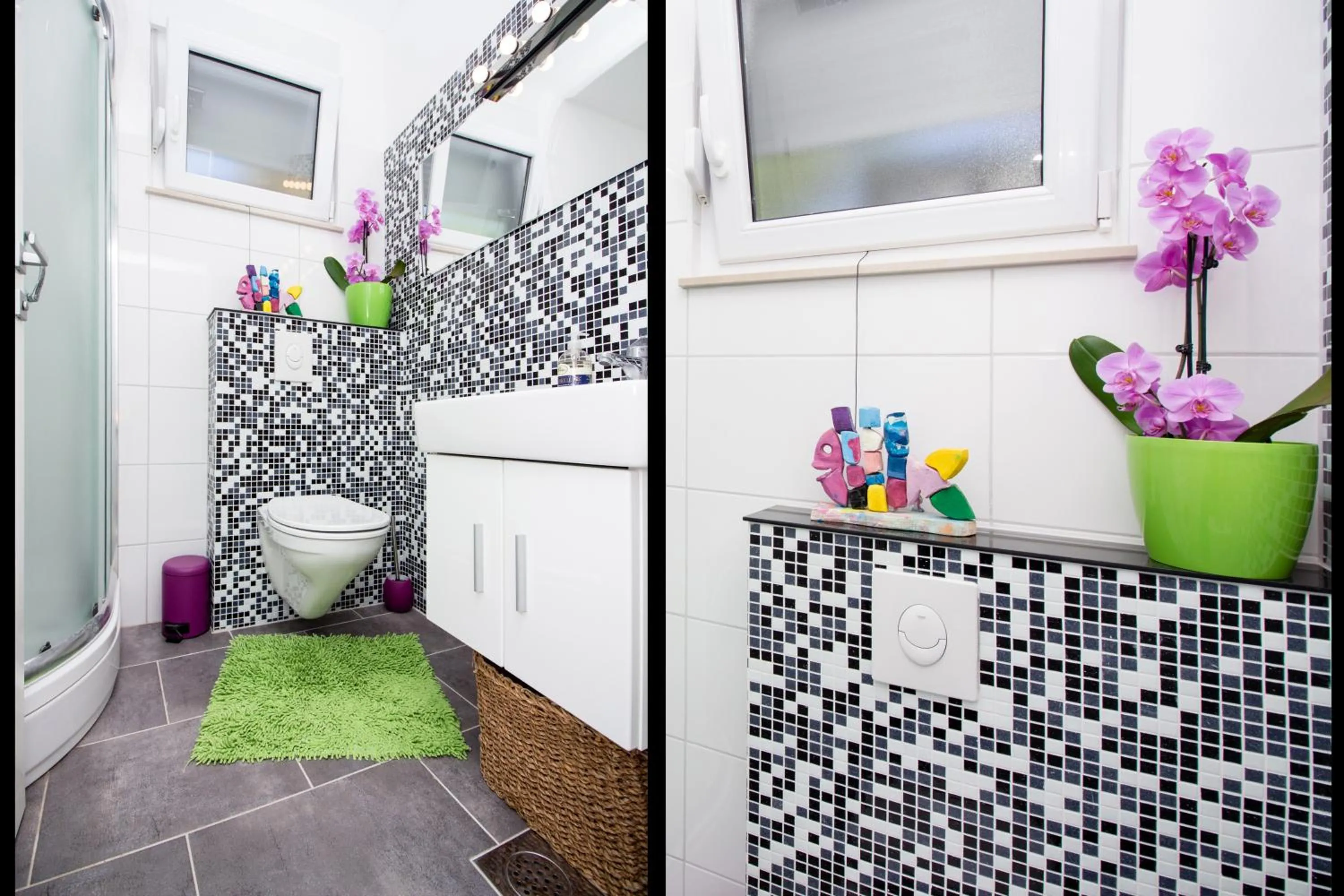 Bathroom in Apartments Satis