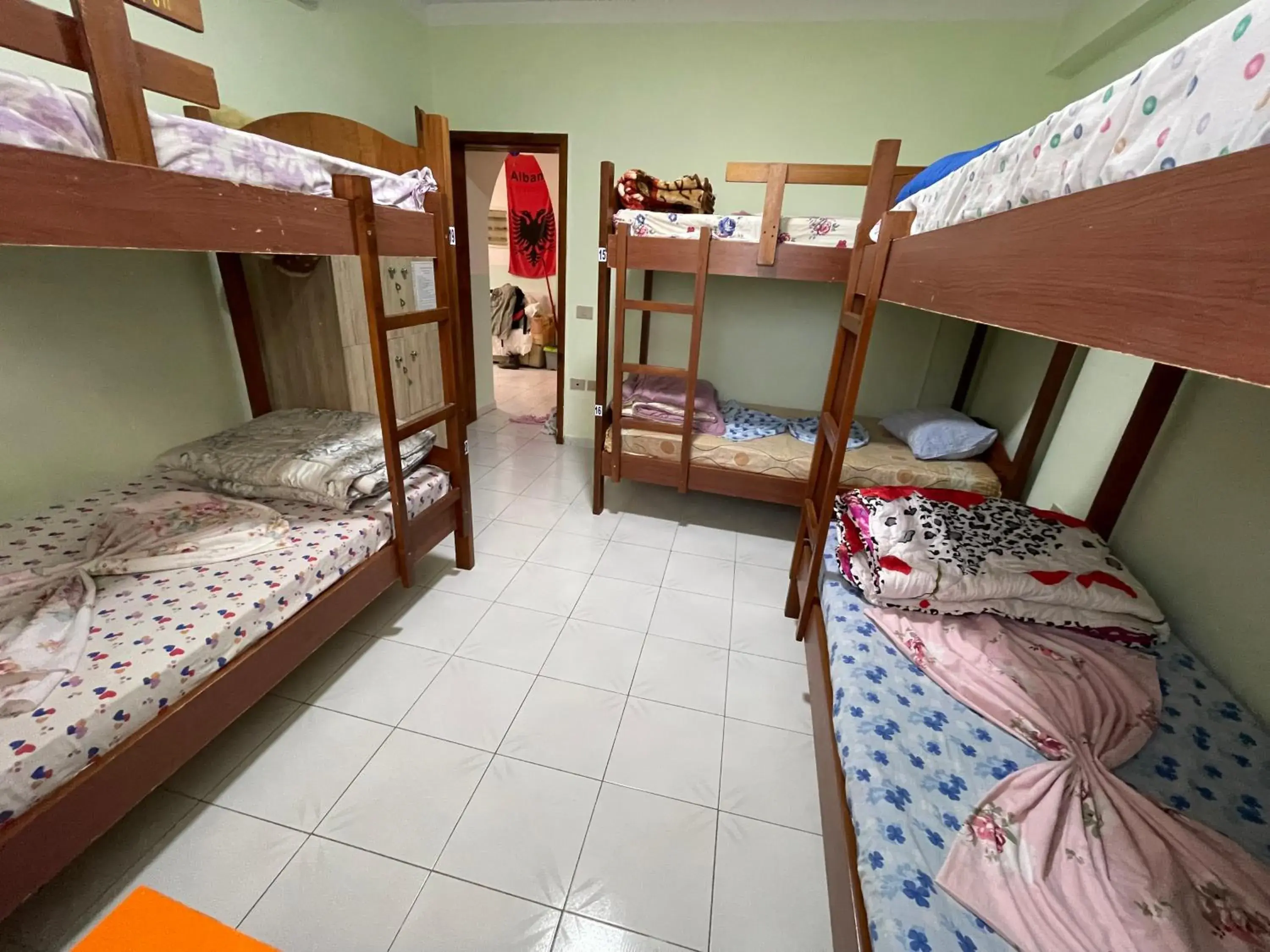 Bed in 6-Bed Female Dormitory Room in Vlora Backpackers Hostel & Bar LUNGOMARE Bed in 6-Bed Female Dormitory Room in Vlora Backpackers Hostel & Bar LUNGOMARE