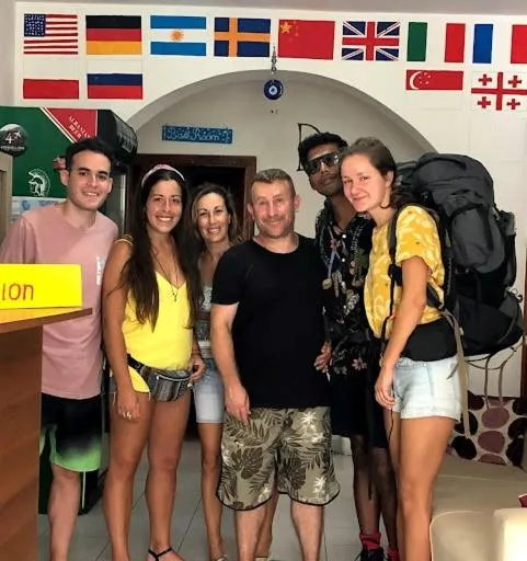 group of guests in Vlora Backpackers Hostel & Bar LUNGOMARE