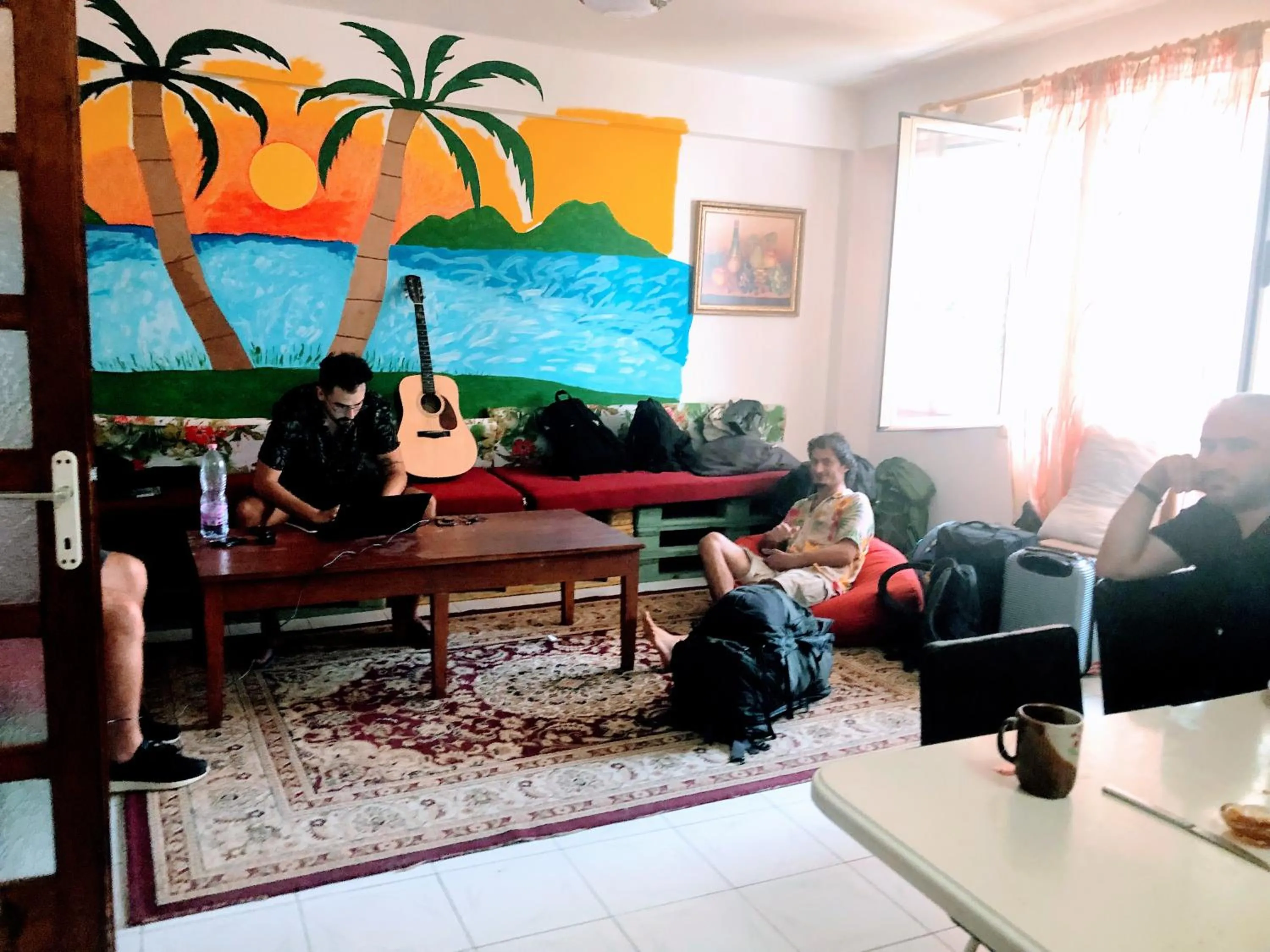 Living room in Vlora Backpackers Hostel & Bar LUNGOMARE