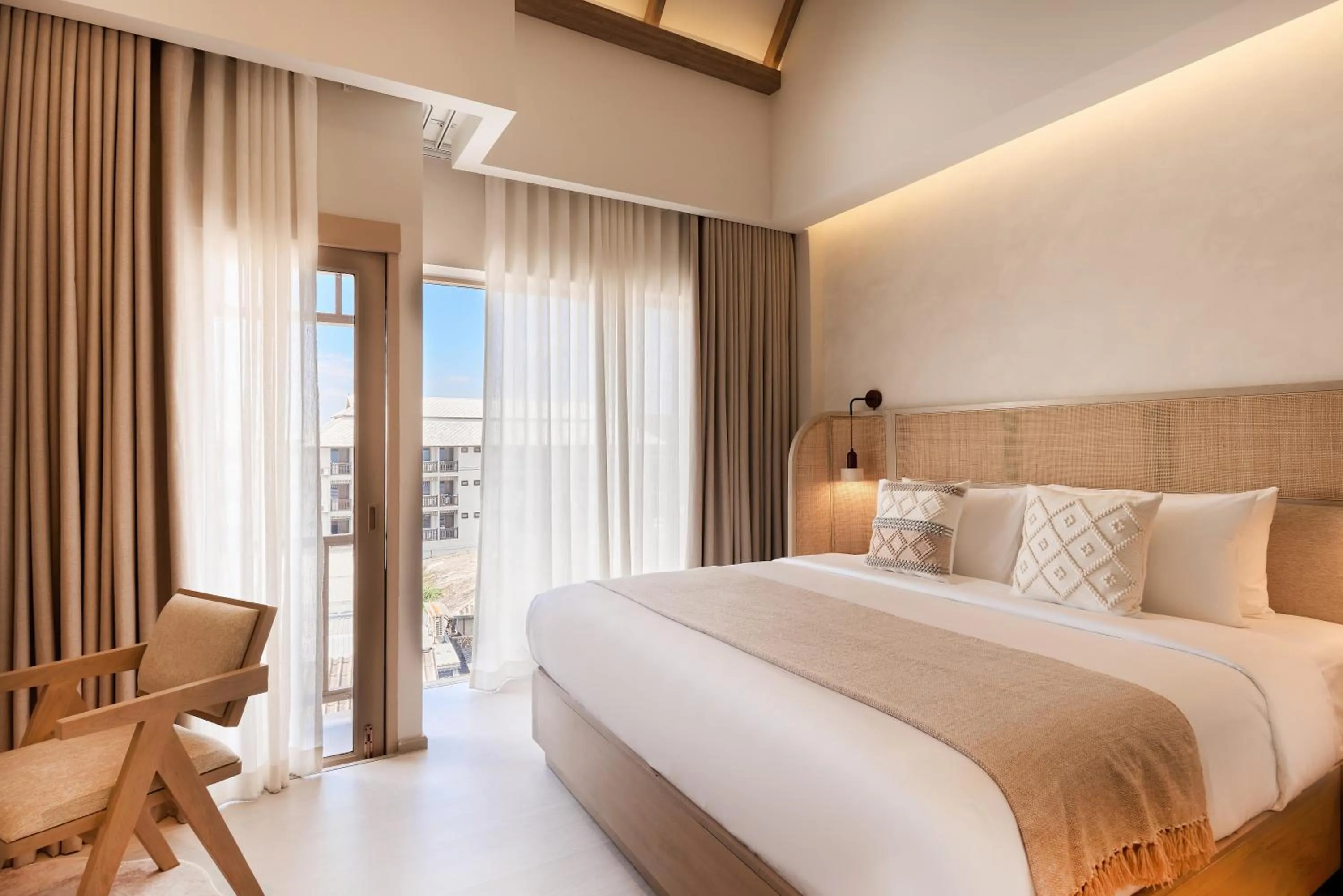 Bed in PE-LA Thapae Boutique Hotel
