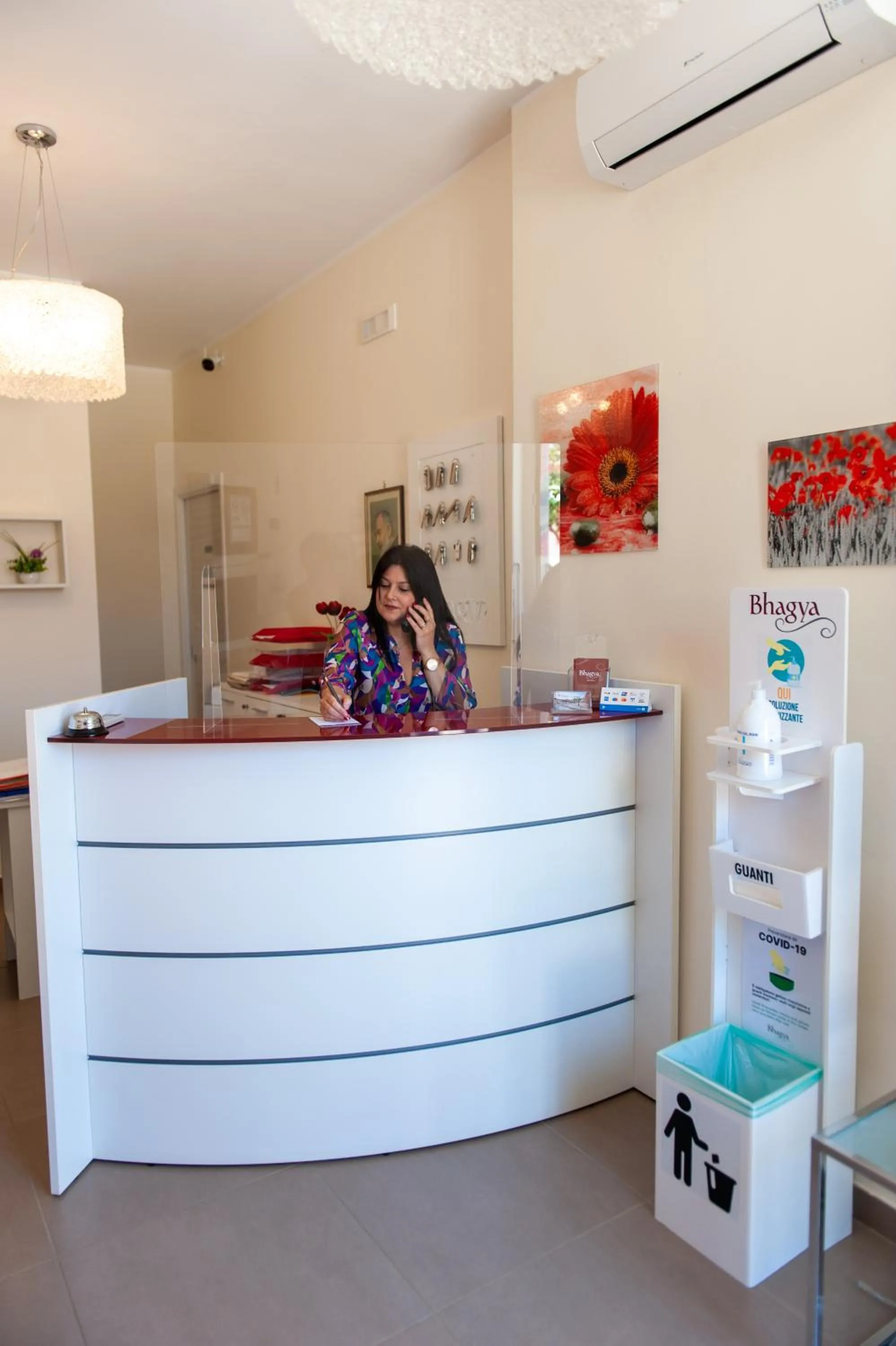 Lobby or reception in Bhagya
