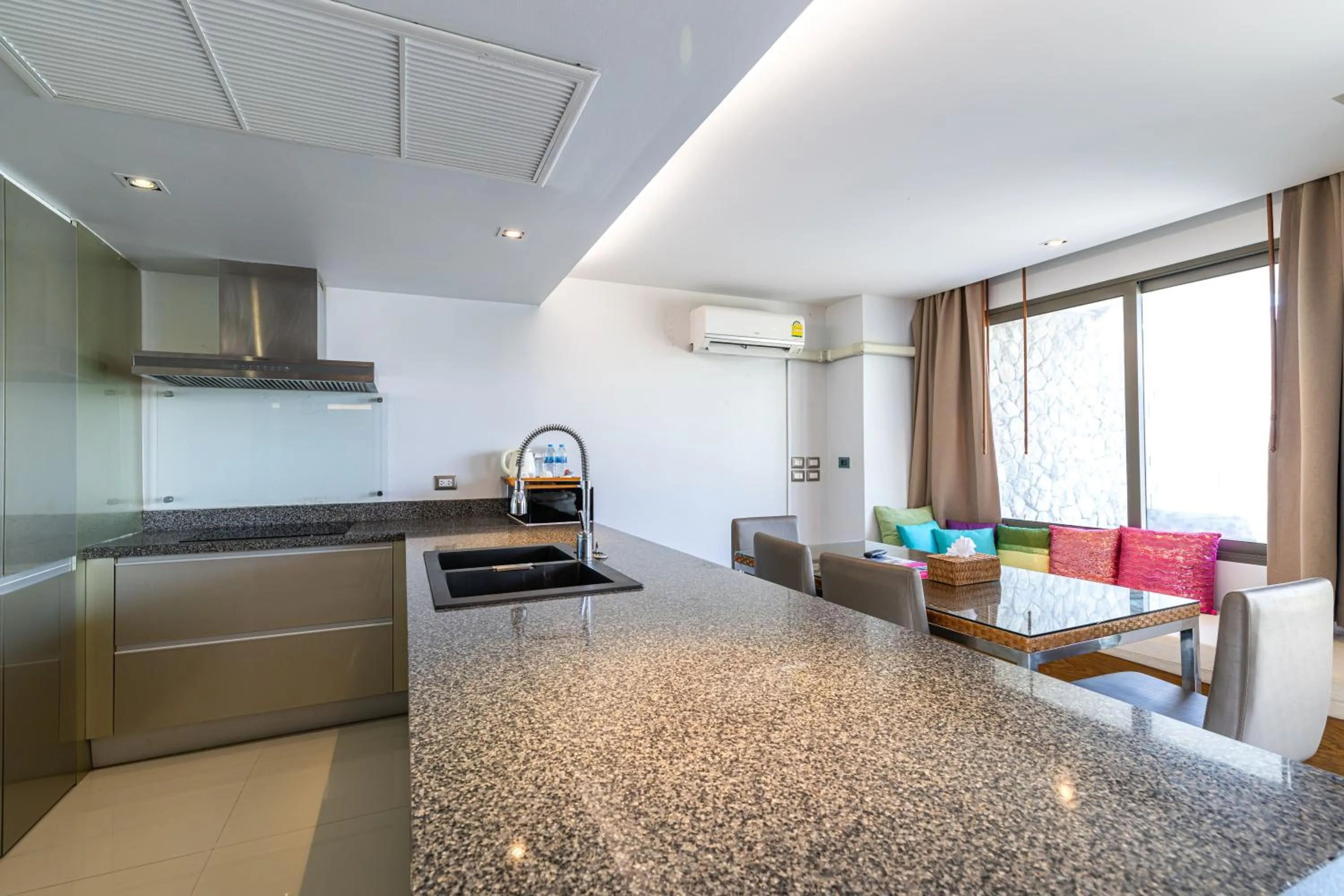 Kitchen or kitchenette in Phuket Moonlit Bay Seaview Resort & Spa