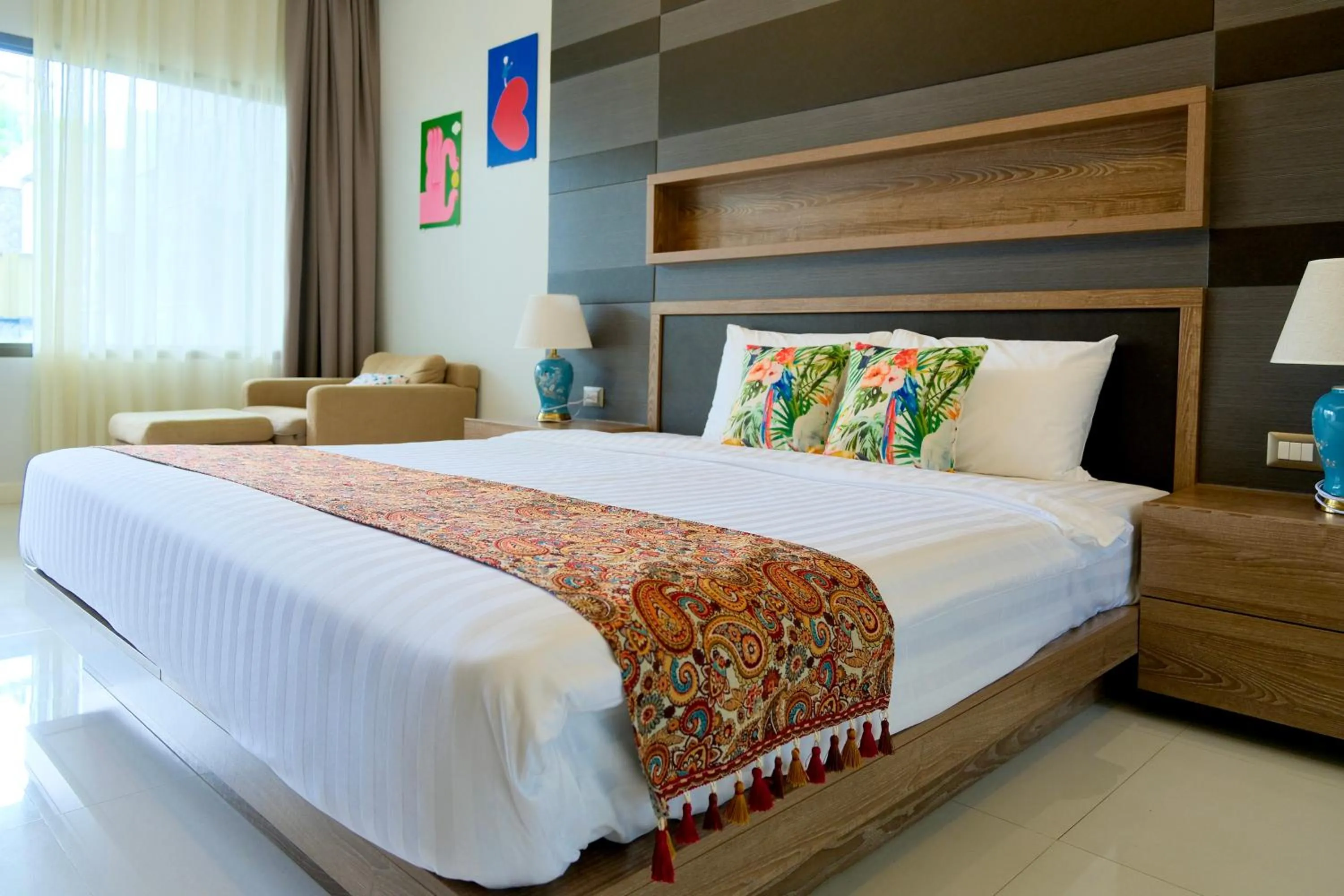 Bed in Phuket Moonlit Bay Seaview Resort & Spa