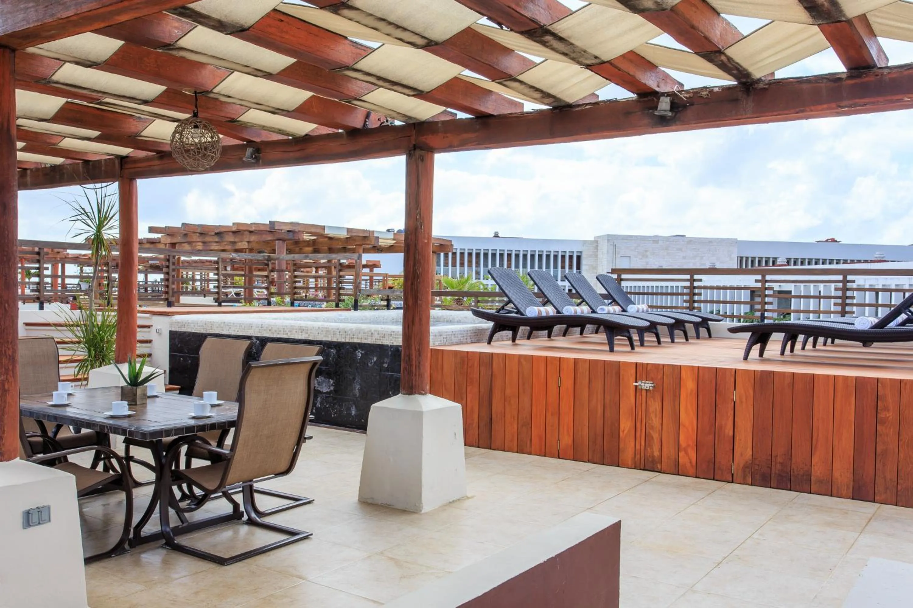 Patio in Aldea Thai by Stella Rentals