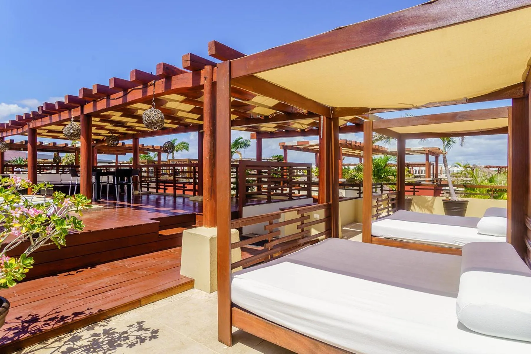 Patio, Bed in Aldea Thai by Stella Rentals