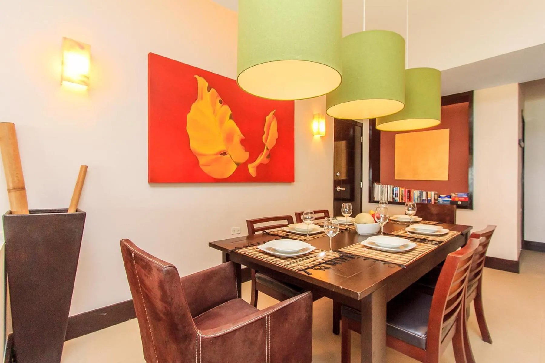 Living room in Aldea Thai by Stella Rentals