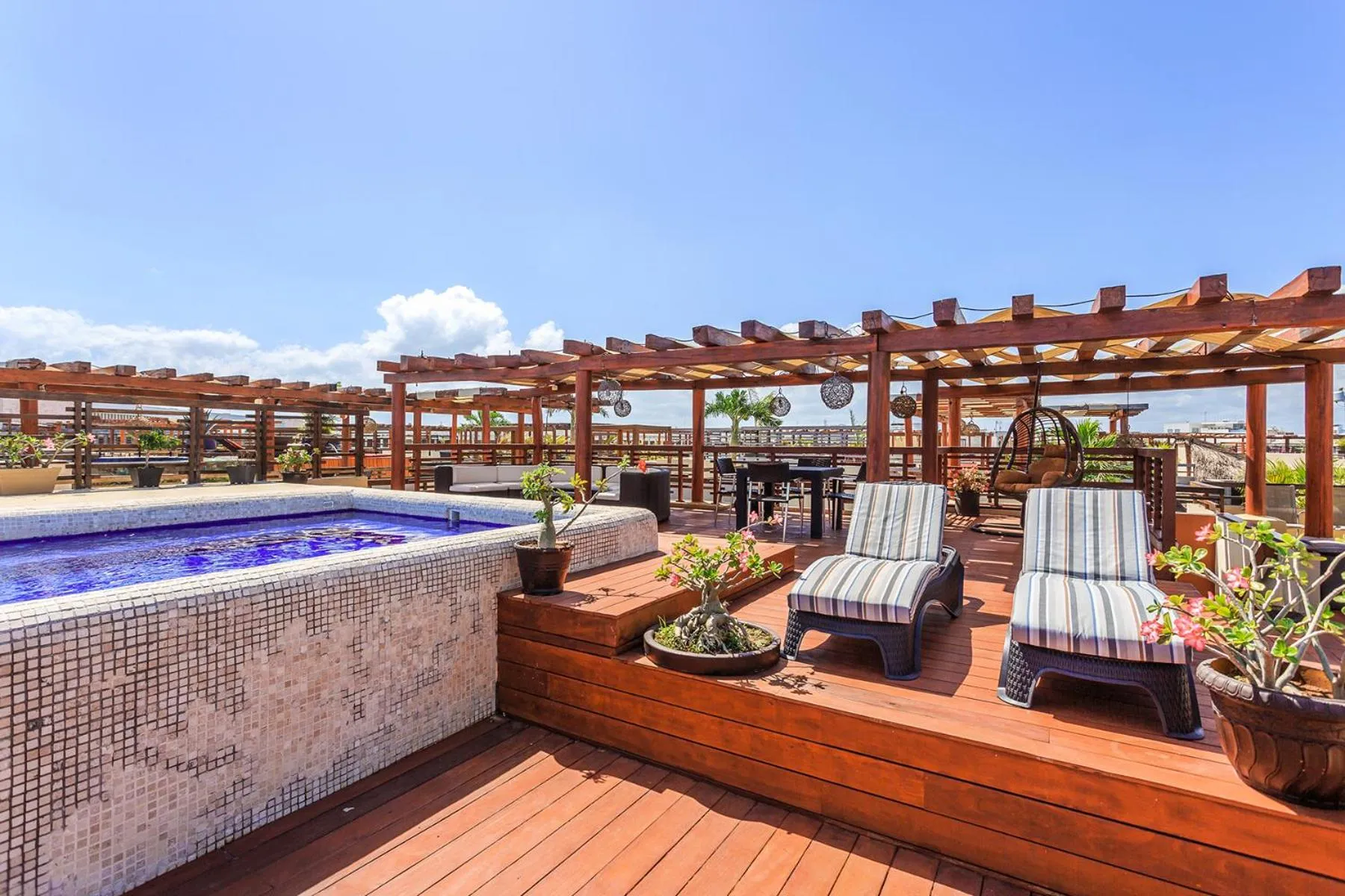 Patio in Aldea Thai by Stella Rentals