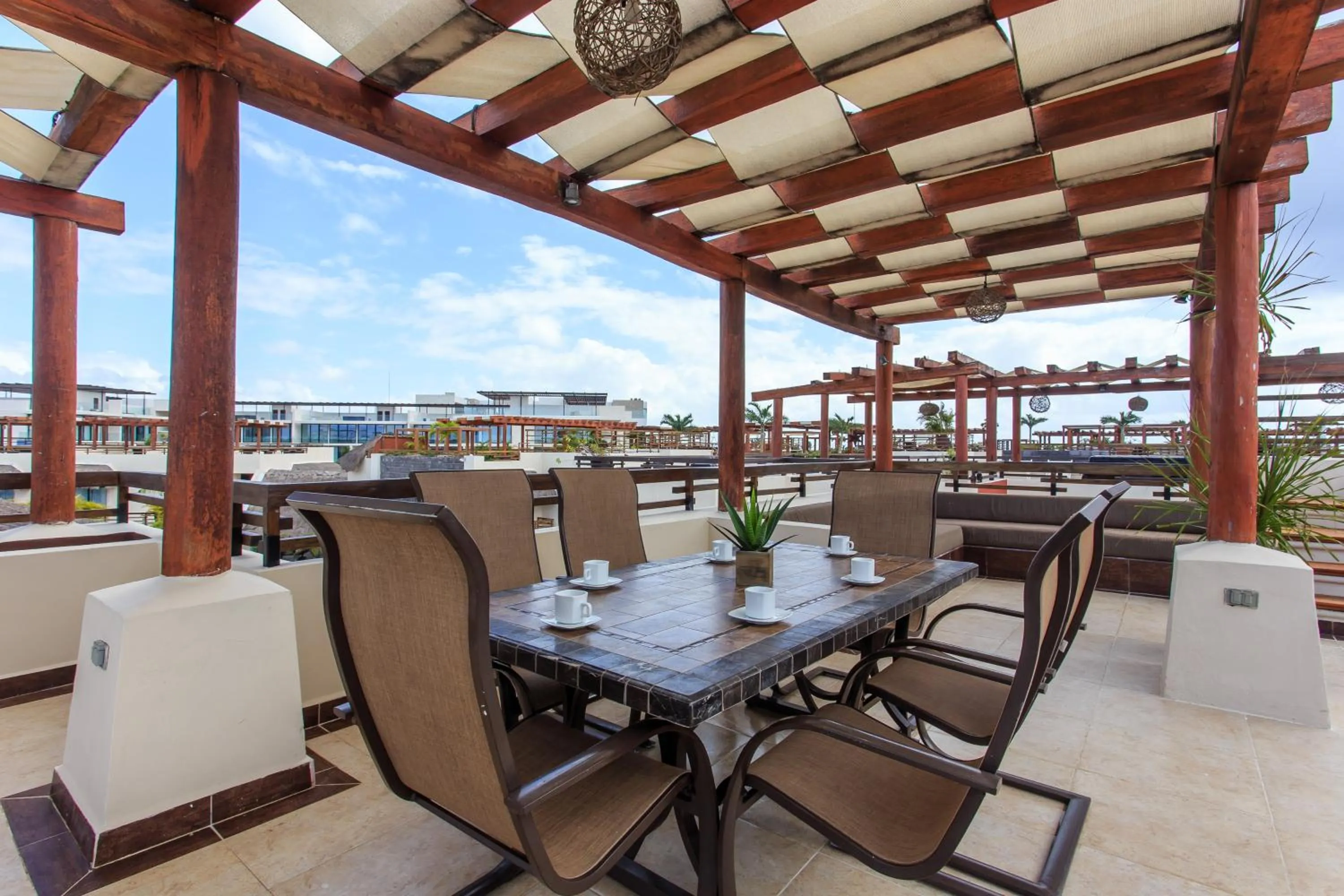 Patio in Aldea Thai by Stella Rentals