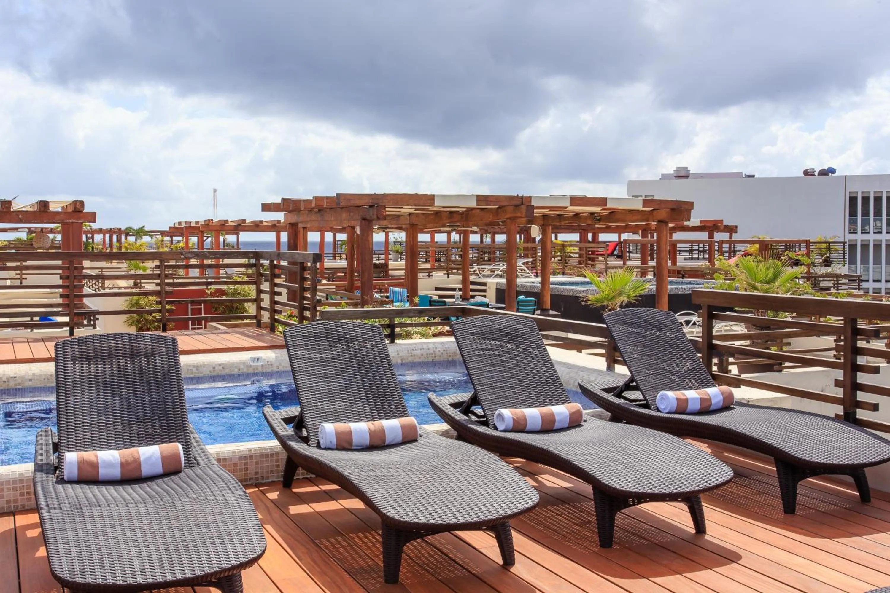 Patio in Aldea Thai by Stella Rentals