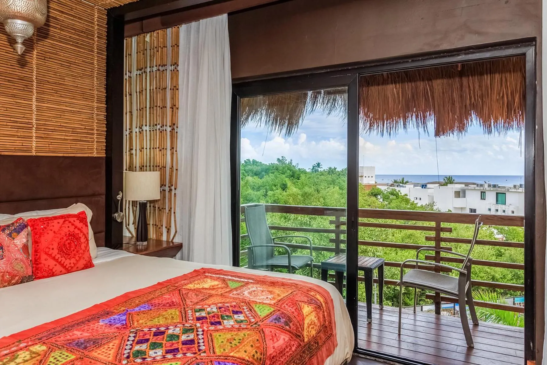 Patio, Bed in Aldea Thai by Stella Rentals